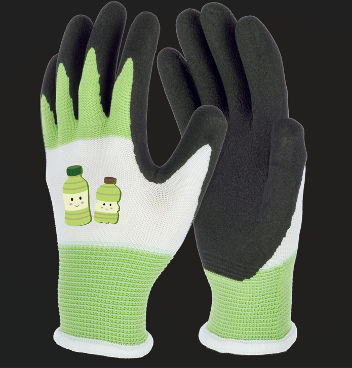 Keron Kinderhands. Sprout recycled 3-5 Jahre, latexbeschichtet