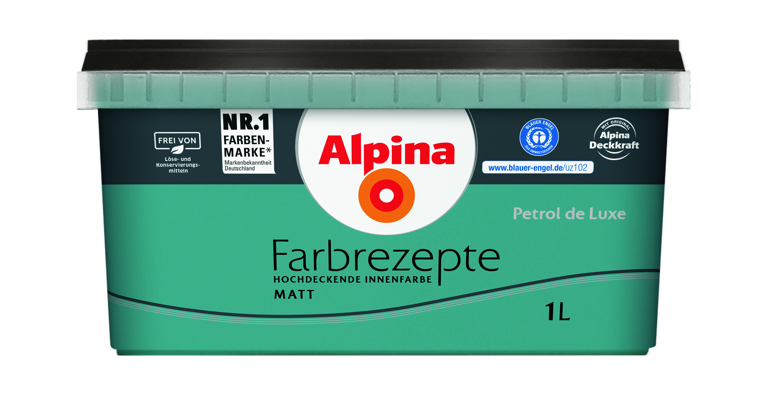 Alpina Farbrezepte Petrol de Luxe, 1L