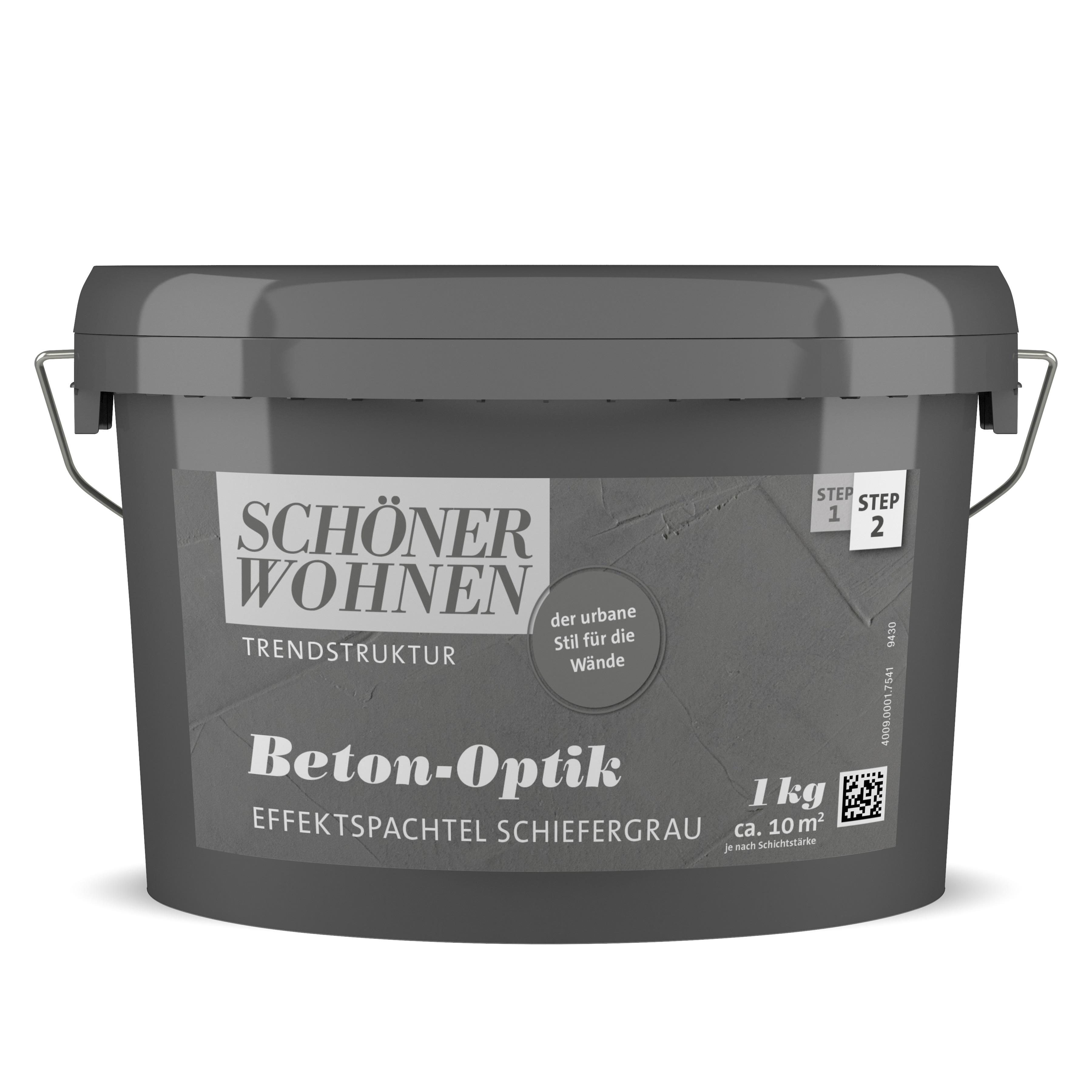 SW_9430-0001-7541 Schöner Wohnen Beton-Optik Effektspachtel, schiefergrau