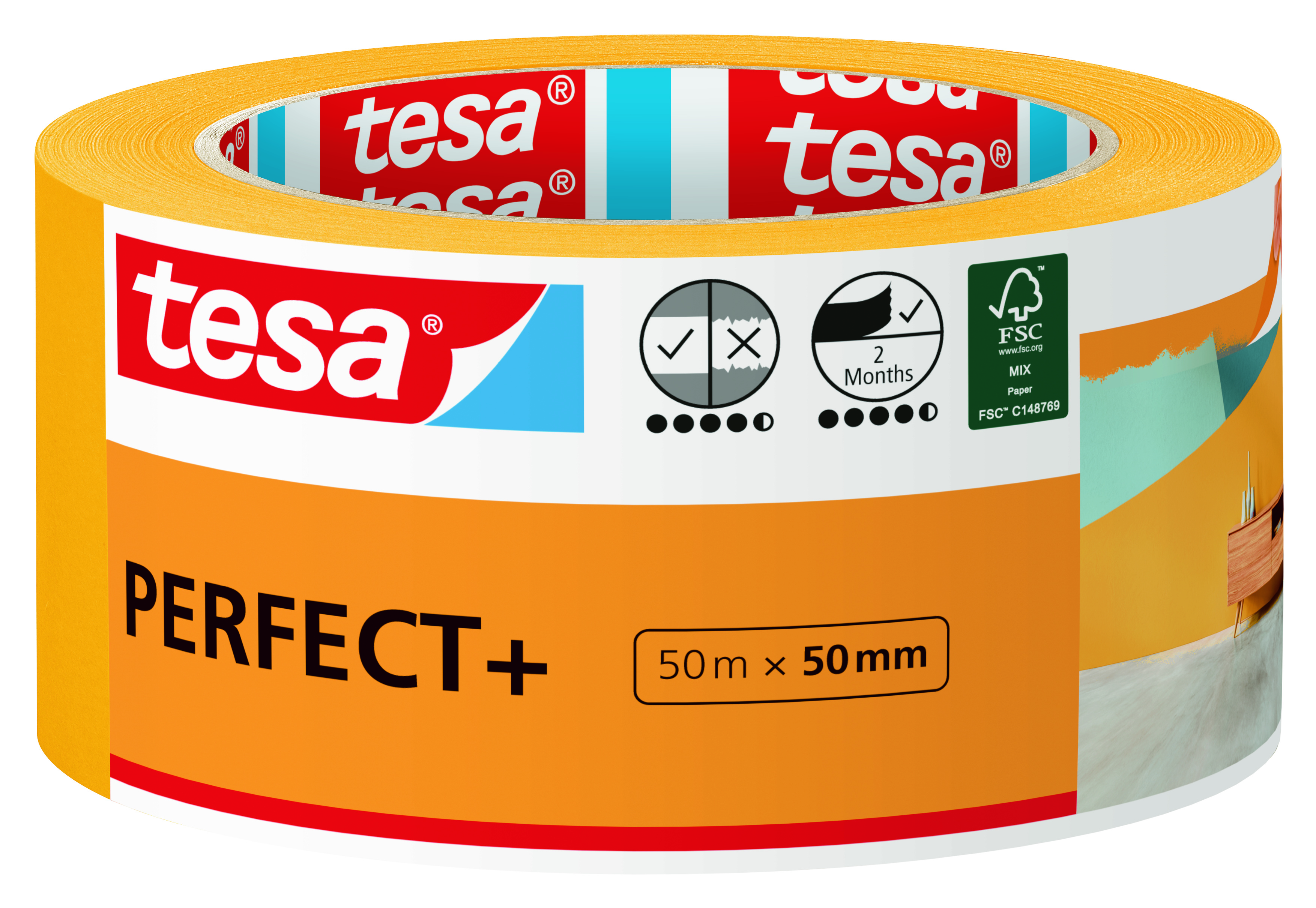 tesa Malerband 50 m x 50 mm tesa Malerband 50 m x 50 mm