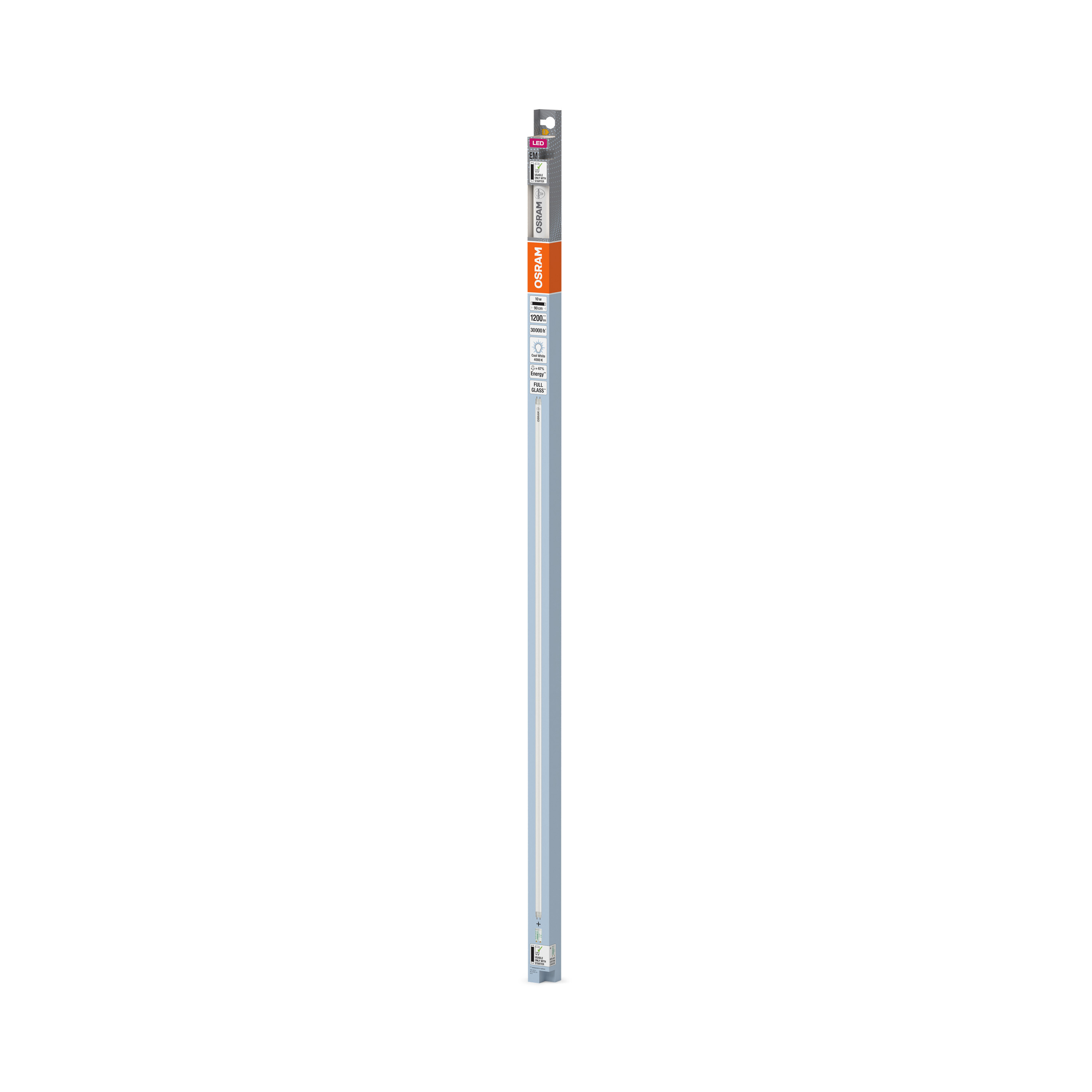 Osram LED Röhre T8 EM 90 cm, Kaltweiß