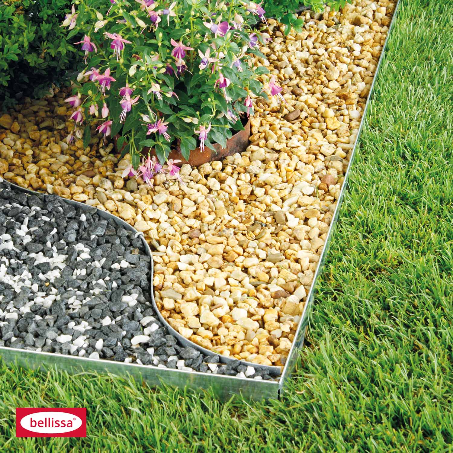 460700-4 RASENKANTE METALL 118X12,5CM VERZINKT