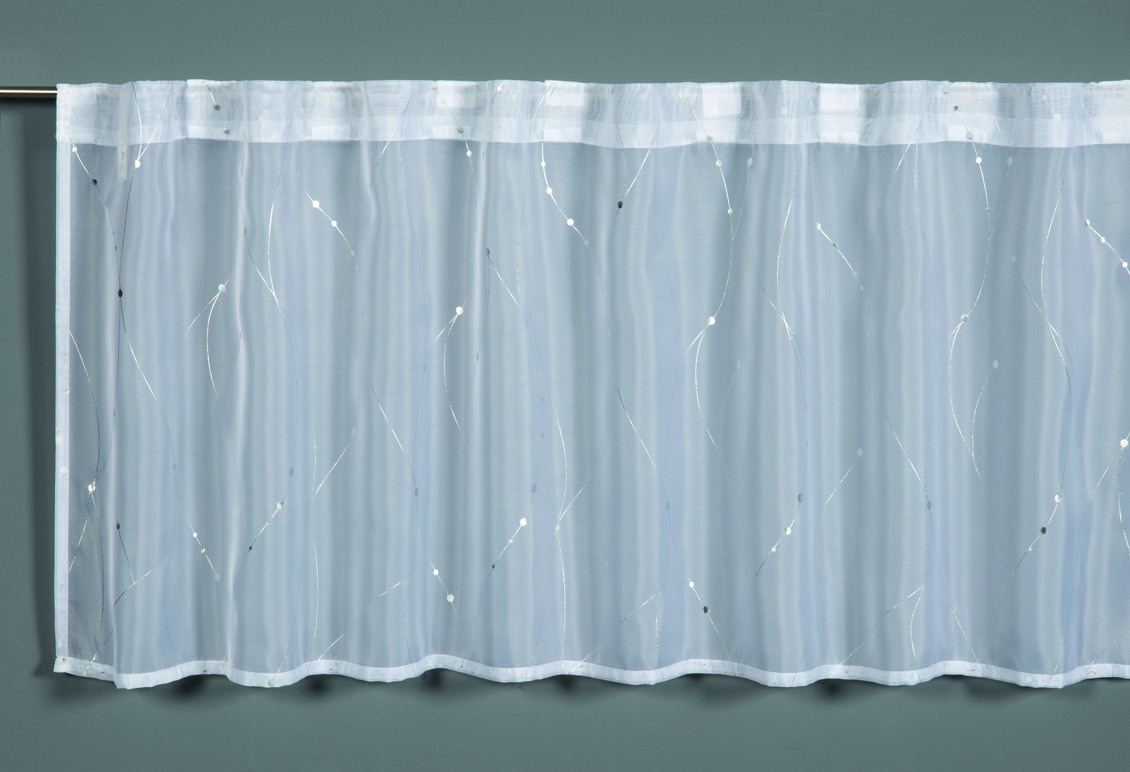 Sehlbach Fertiggardine weiß, 140 x 45 cm Sehlbach Fertiggardine weiß, 140 x 45 cm