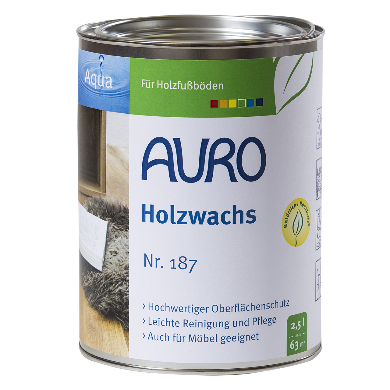 Auro Holzwachs Nr. 187, 2,5L