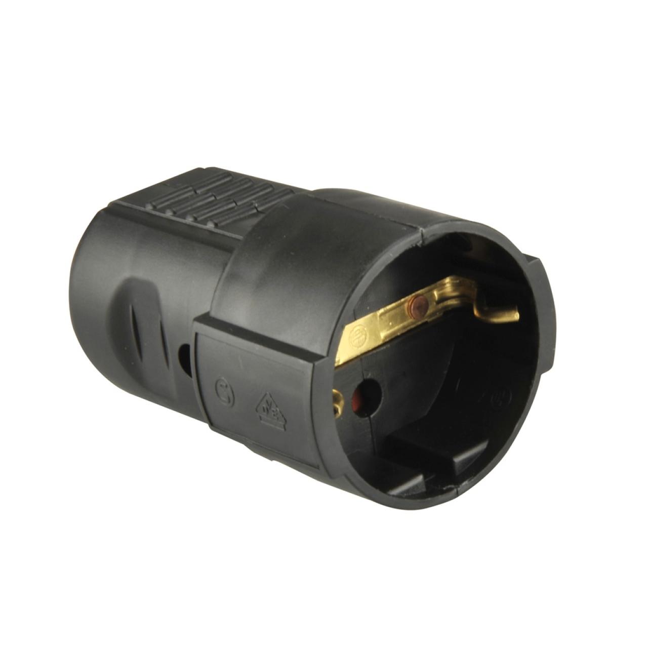 133687  SCHUKO-KUPPLUNG,PVC,SW