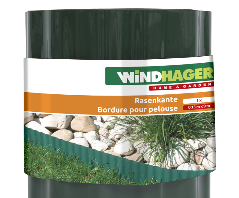 Windhager Rasenkante, 9 m x 15 cm Windhager Rasenkante, 9 m x 15 cm