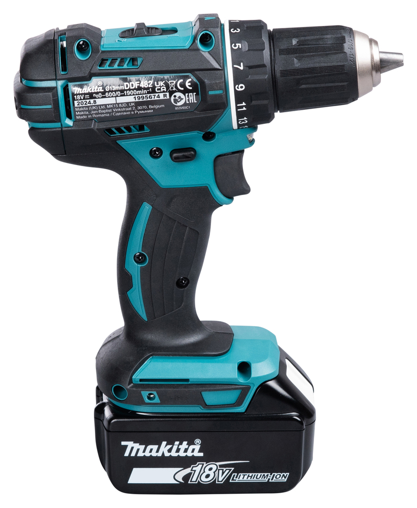 Makita Akku-Bohrschrauber DDF482, 18V (Ohne Akku, ohne Ladegerät)