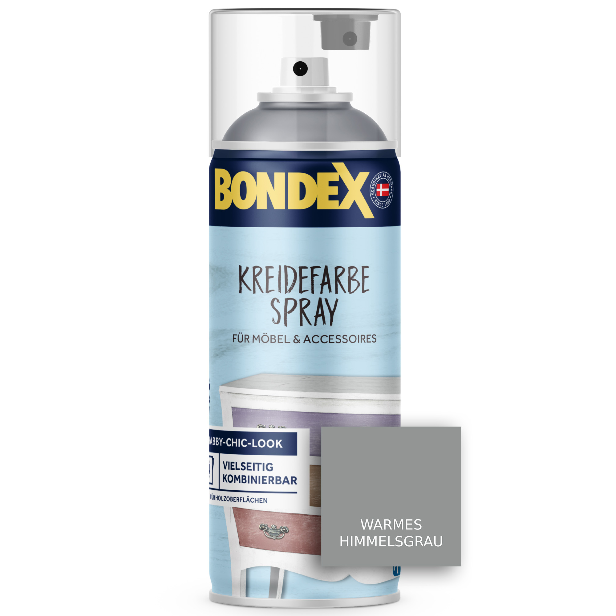 Bondex Kreidefarbe Spray himmelsgrau, 0,4 l Bondex Kreidefarbe Spray himmelsgrau, 0,4 l