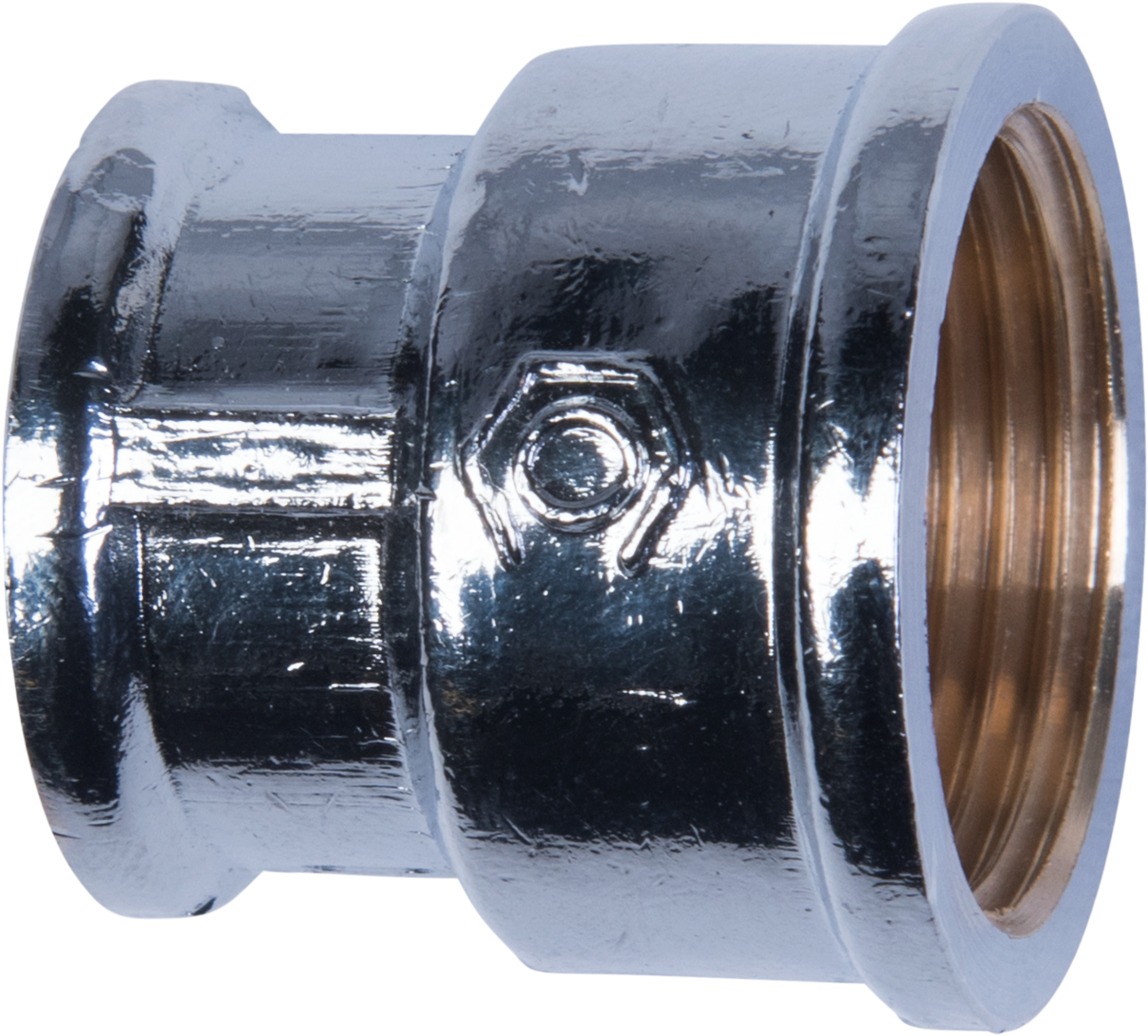   CHROM RED-MUFFE 3/4 X1/2