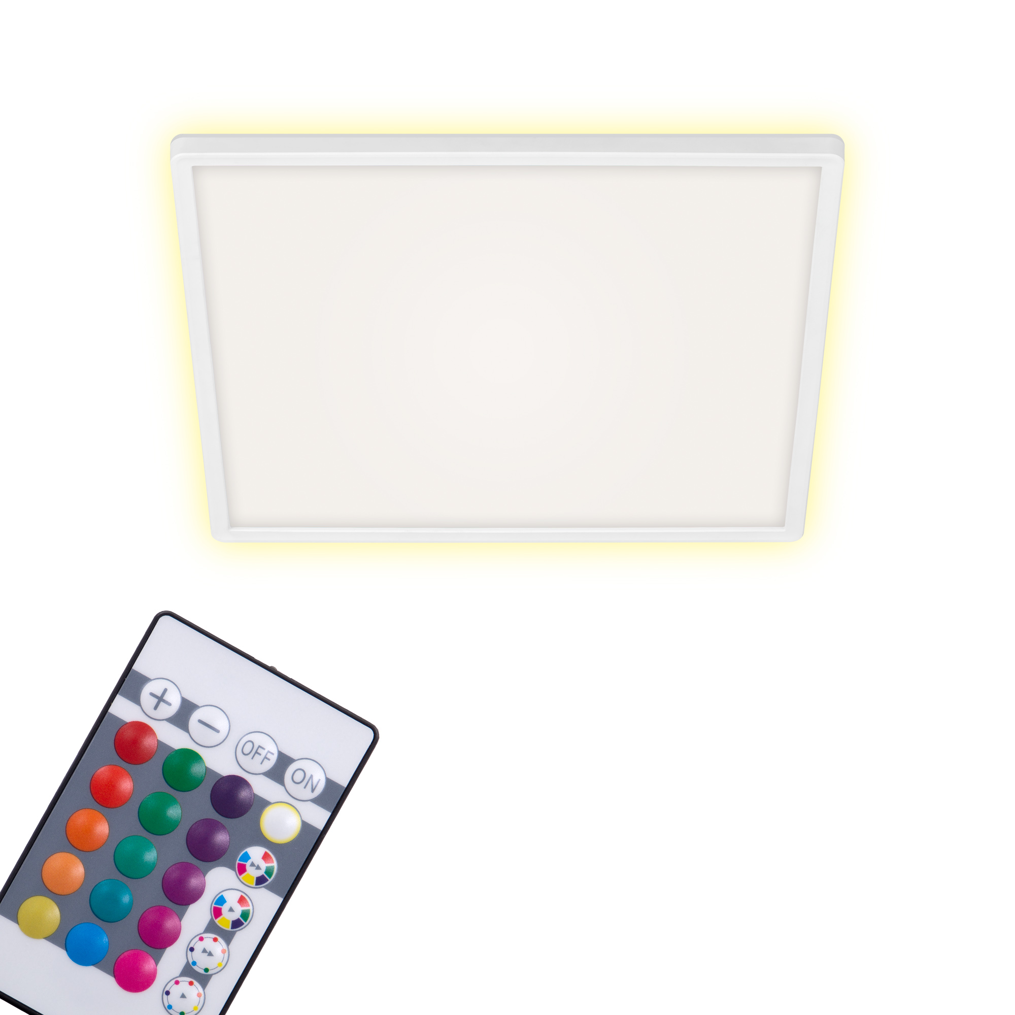 4002707388494-9 Briloner Panel, slim, weiß, 42x42cm