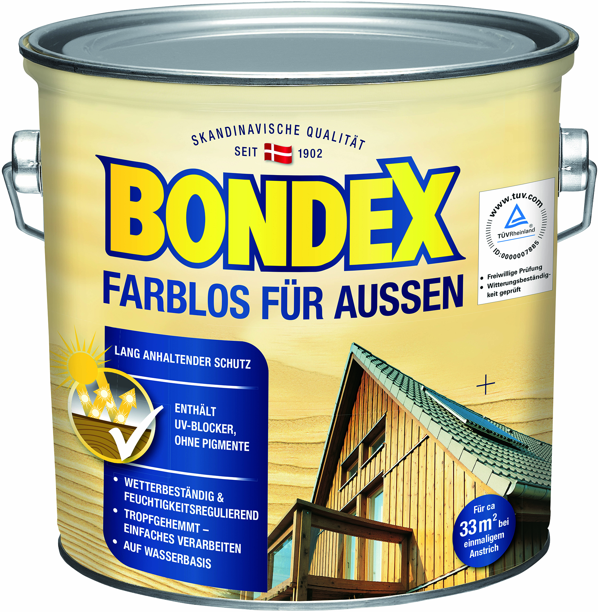 Bondex Farblos für Außen Farblos, 2,5L