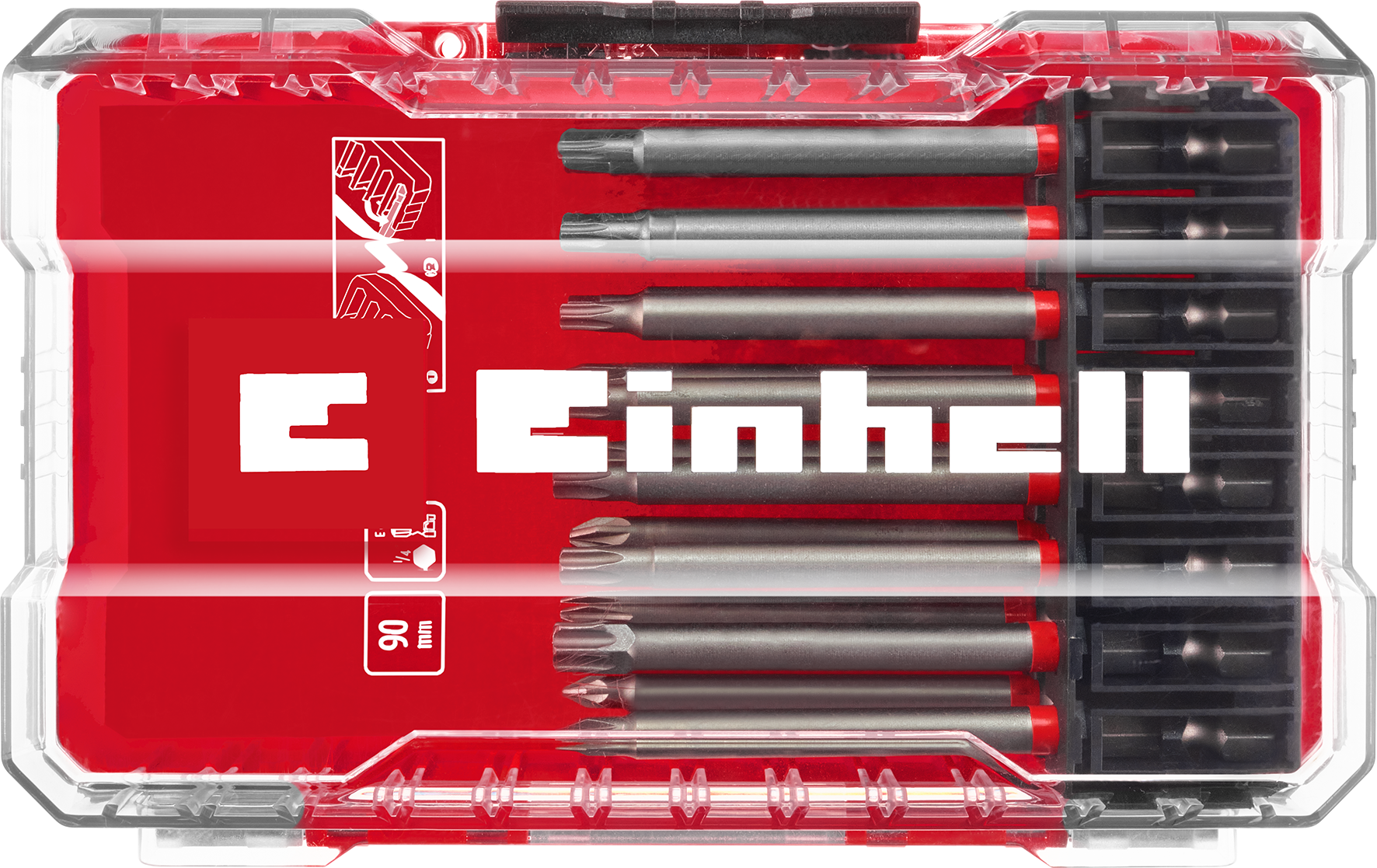 Einhell Bit-Set, M-CASE, 16-teilig, 90 mm