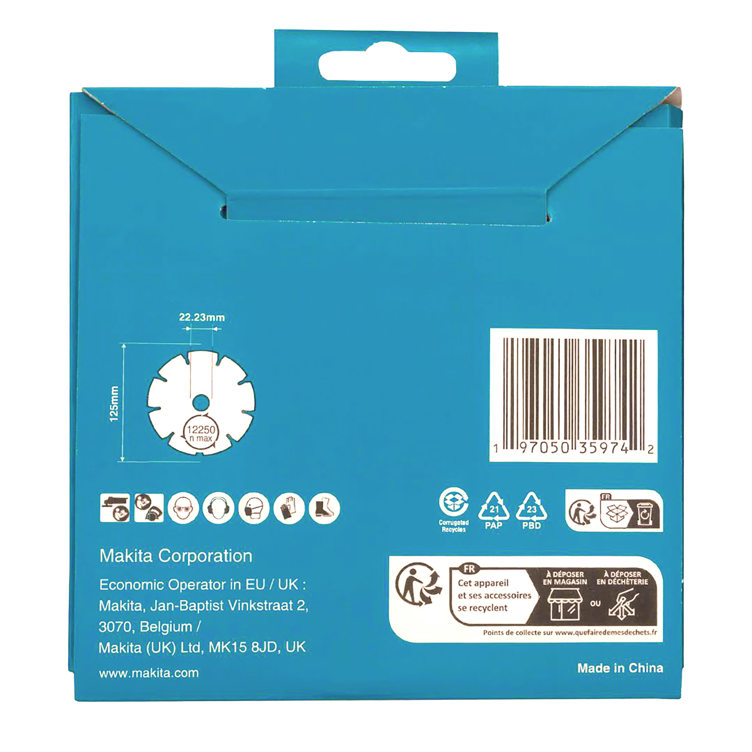 Makita Diamanttrennscheibe Diamak, Ø 125 mm