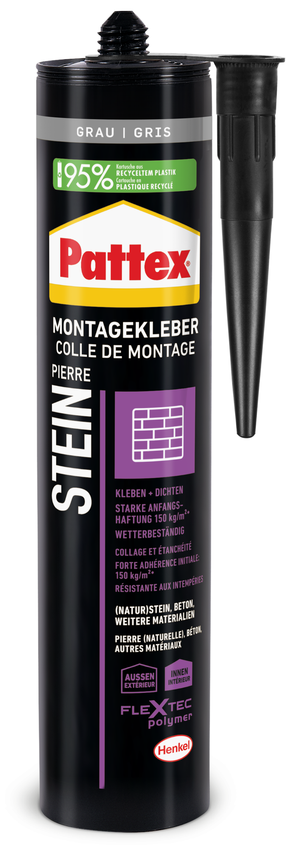 Pattex Montagekleber Stein, 420 g