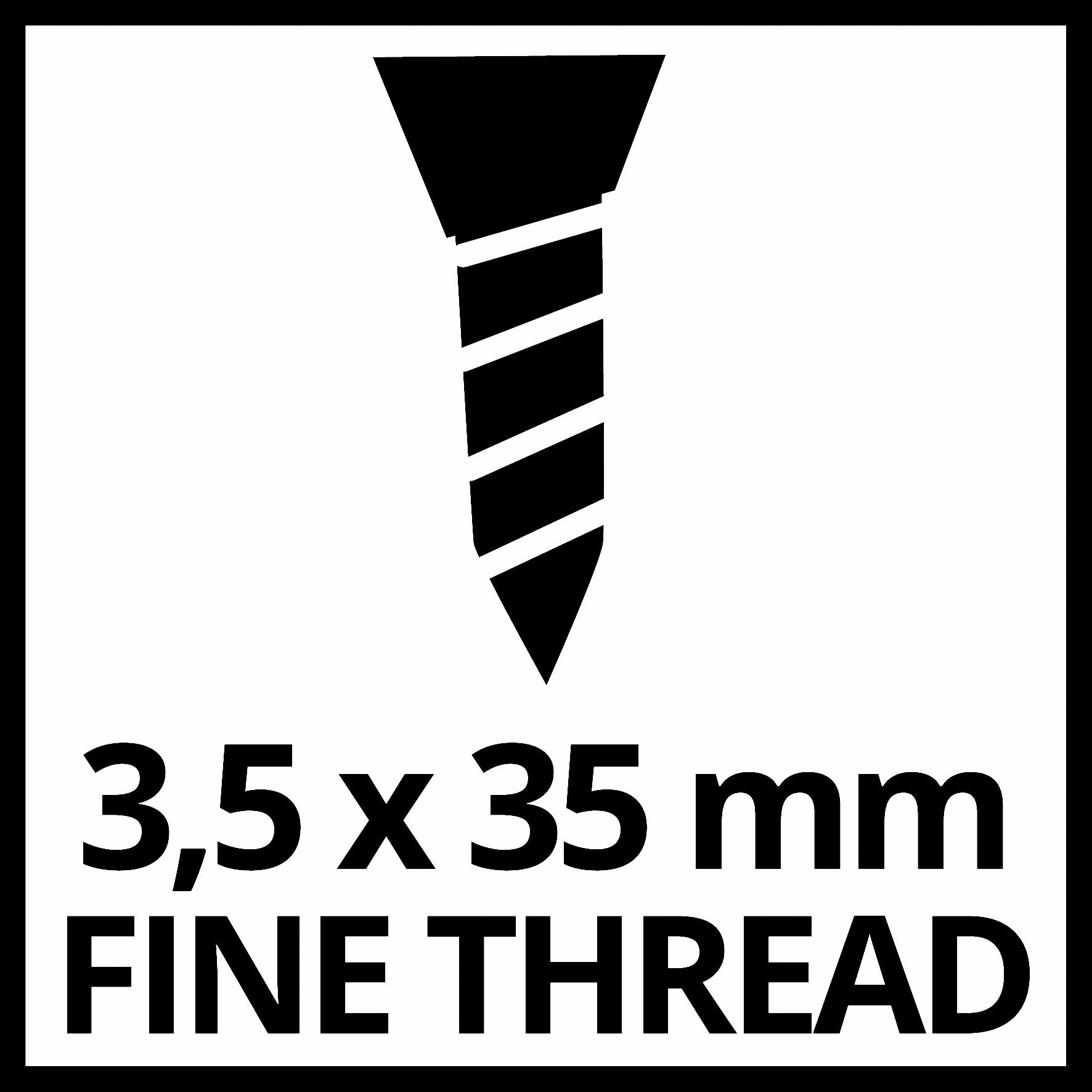 Einhell Schraubengurt, fein, 3,5x35mm