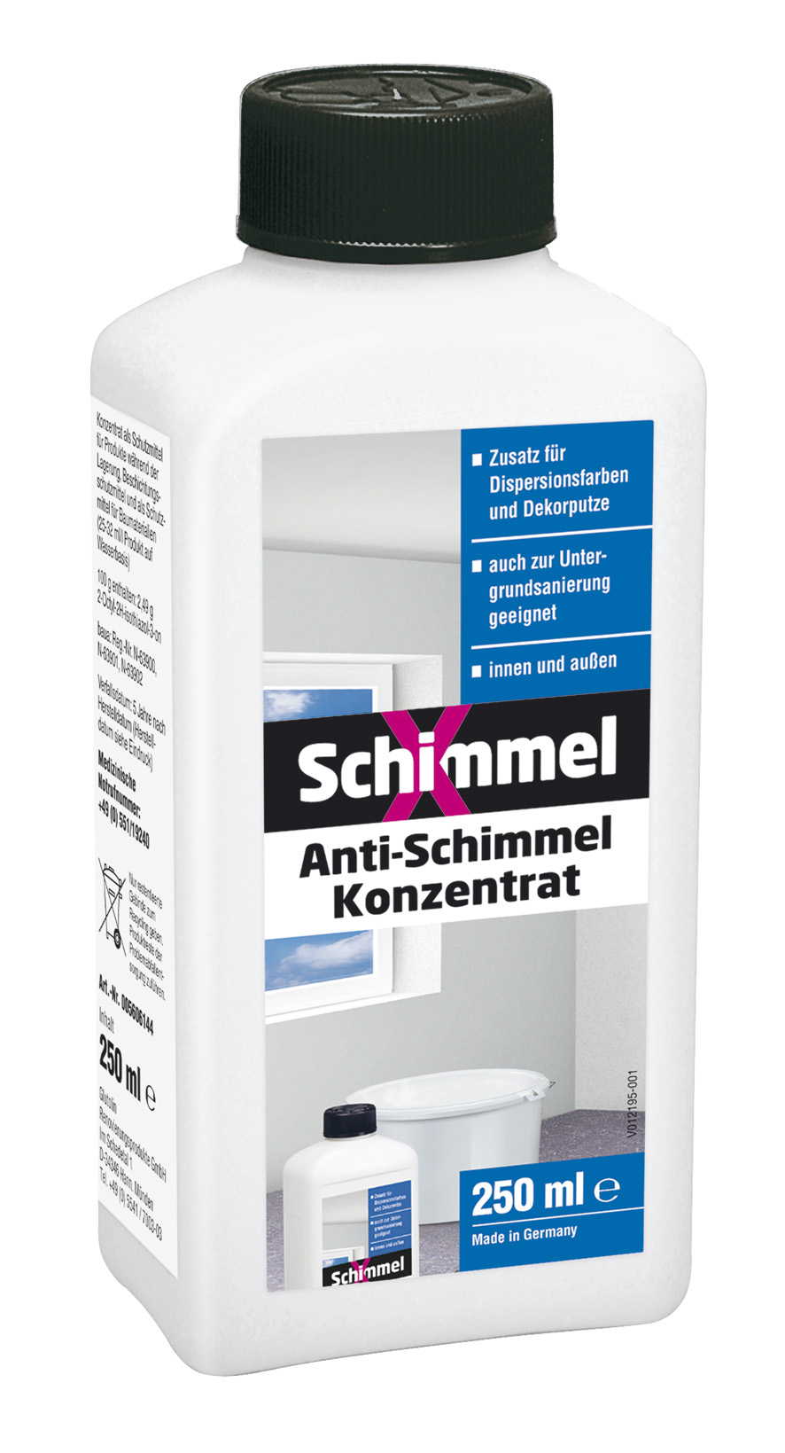 4044899056065 SchimmelX Anti-Schimmel Konzentrat, 250 ml
