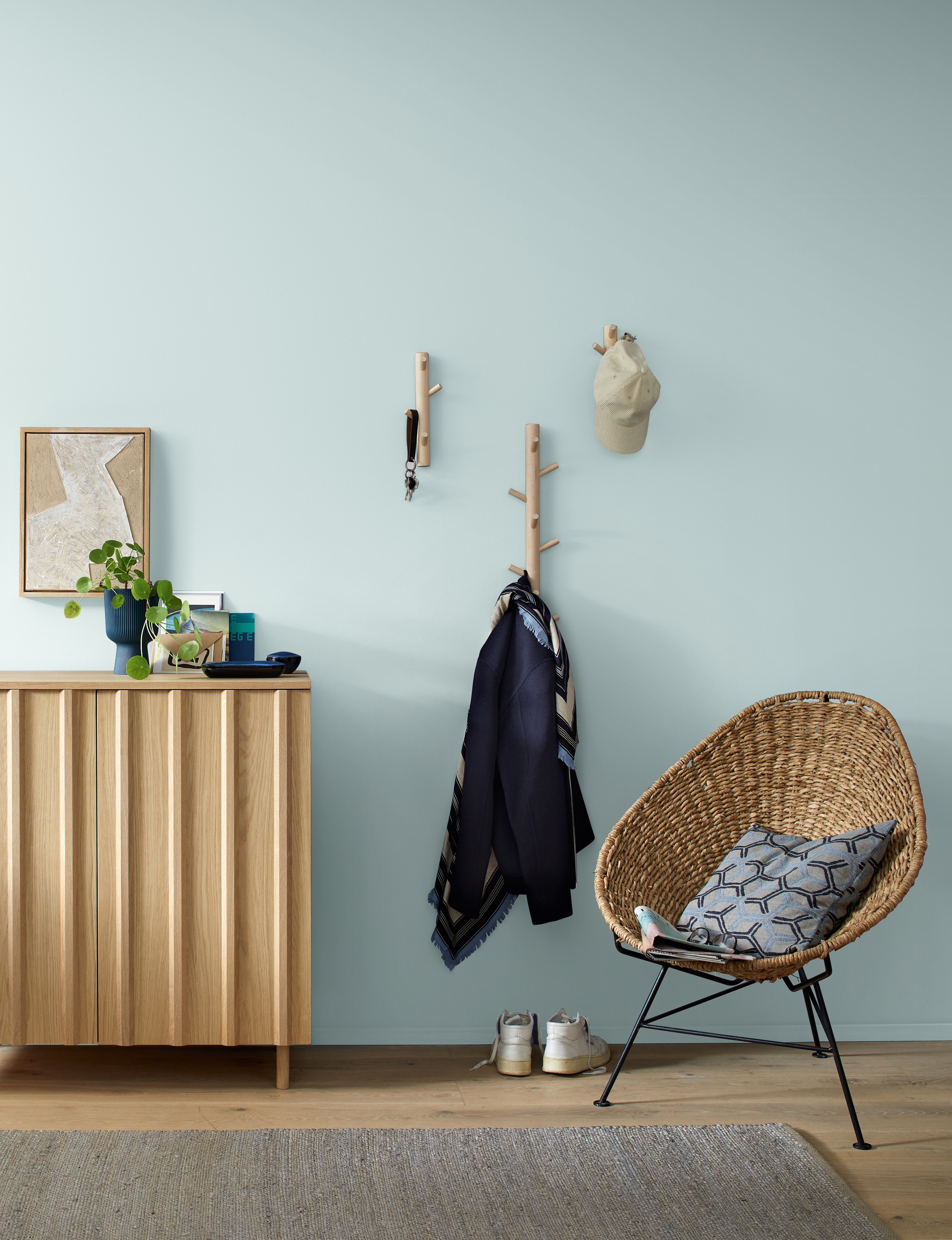 Alpina Pure Farben Eisblau, 2,5 Liter