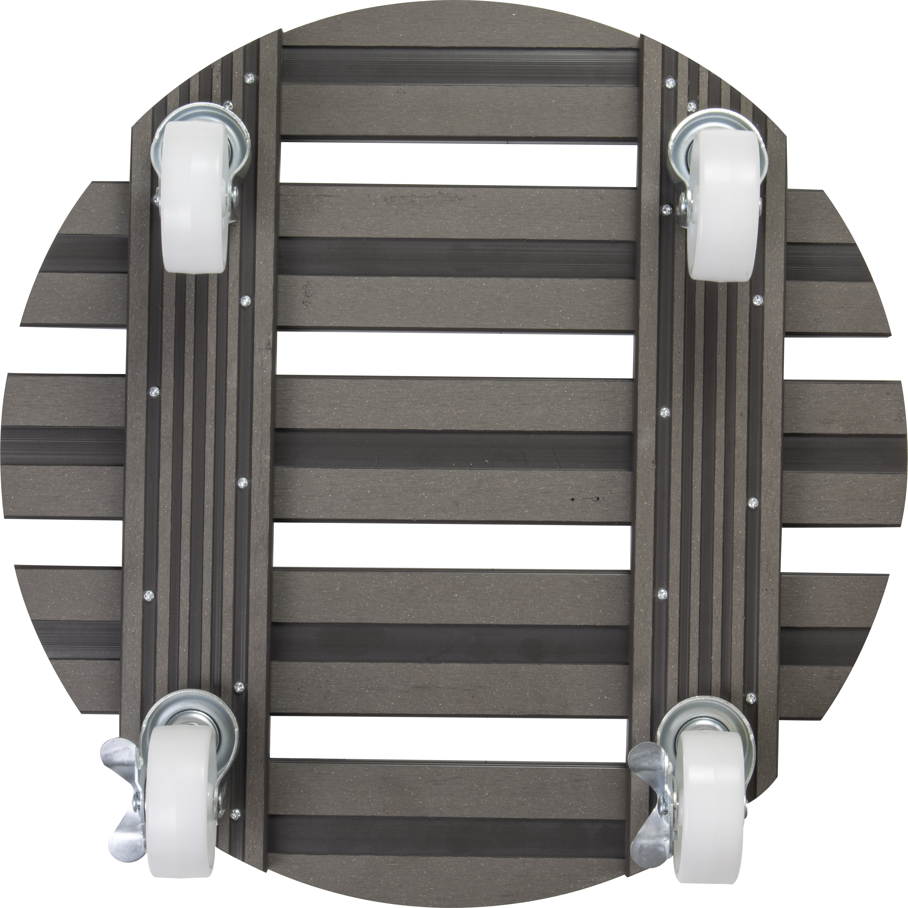 Wagner Pflanzenroller WPC, Ø 385 mm, taupe