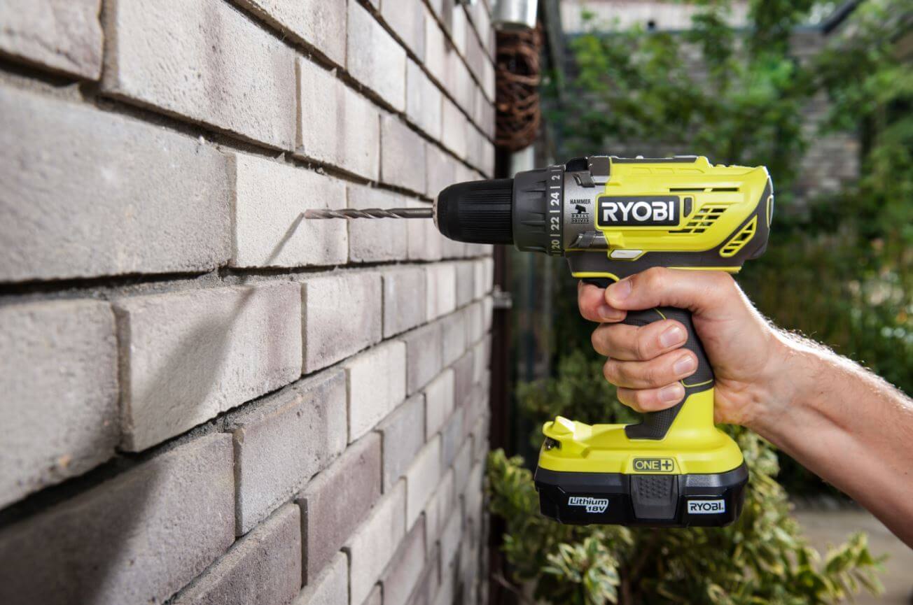 R18PD3-4 Ryobi Schlagbohrschrauber R18PD3-0 18 V Akkubetrieben