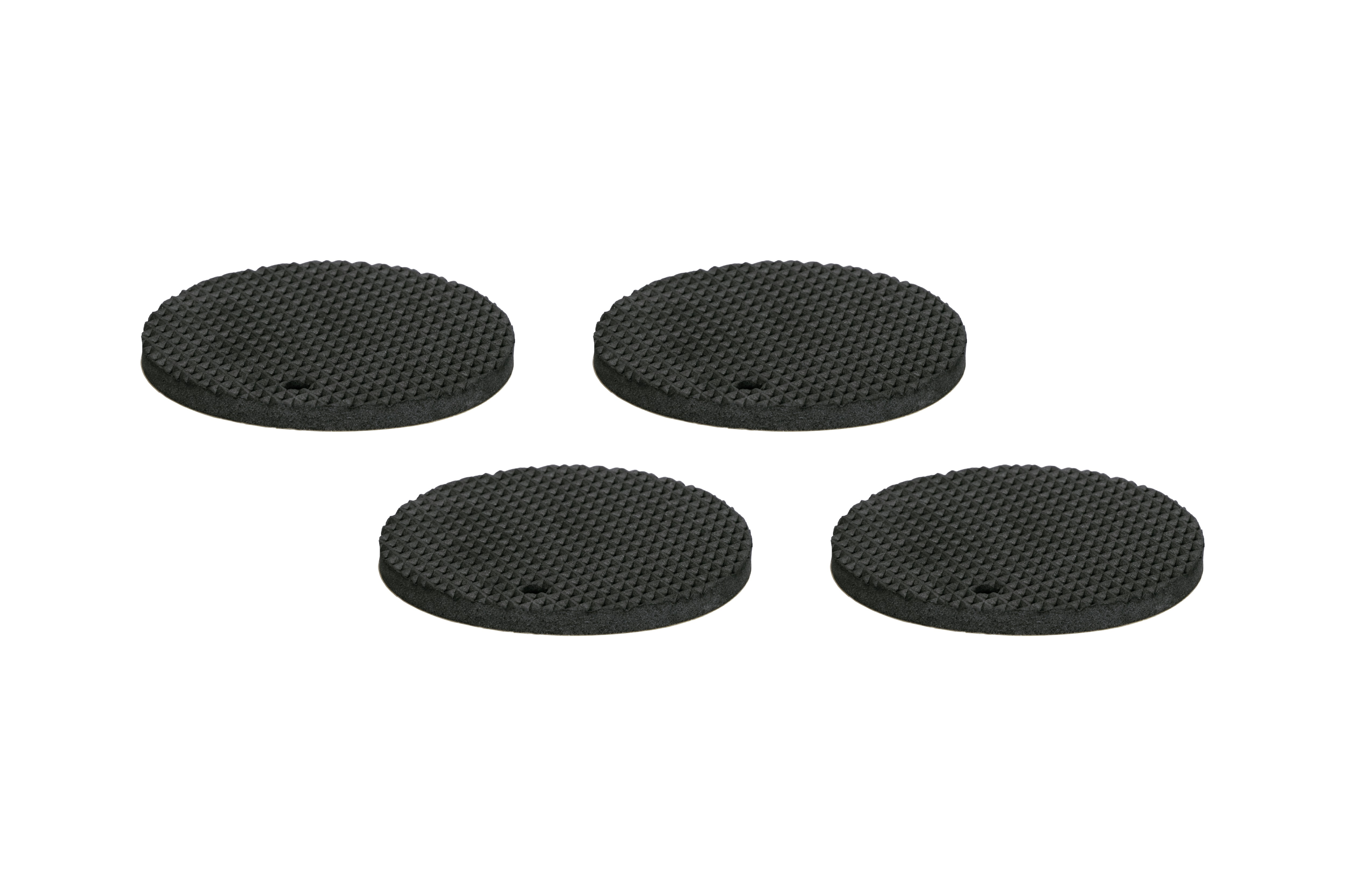 Dolle PIPE FloorProtect-Set, 4 Stück, Ø 65 x 5 mm, schwarz