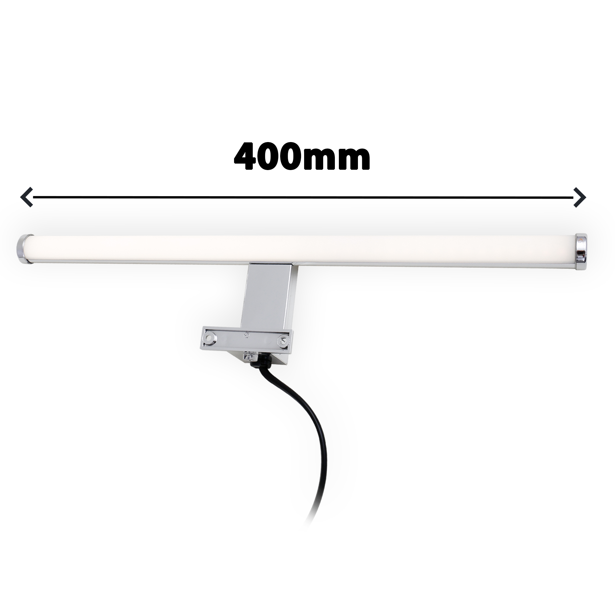 Briloner LED Spiegelleuchte, 40 cm, chrom Briloner LED Spiegelleuchte, 40 cm, chrom