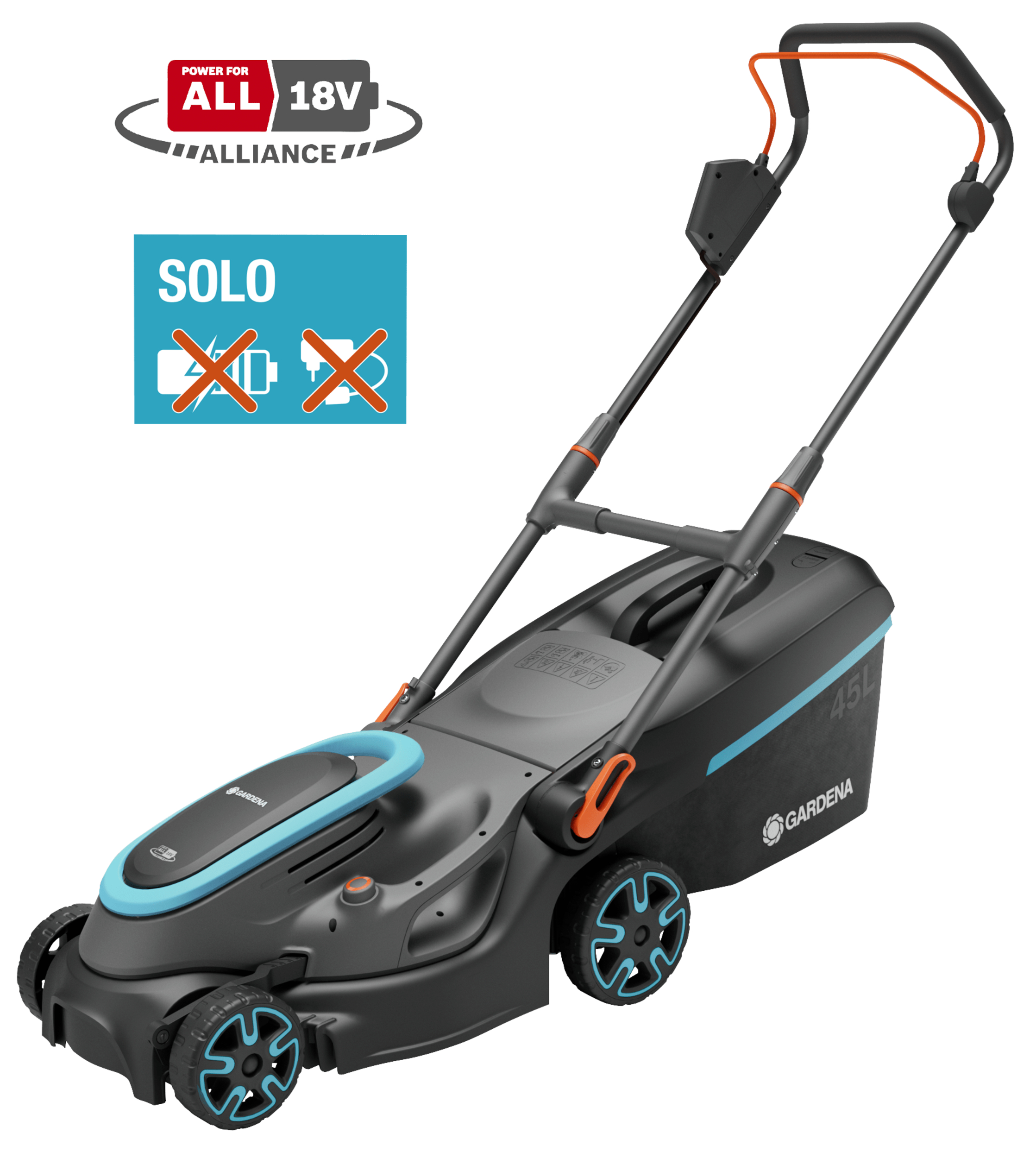 Gardena Akku-Rasenmäher PowerMax 37/36V P4A solo Gardena Akku-Rasenmäher PowerMax 37/36V P4A solo