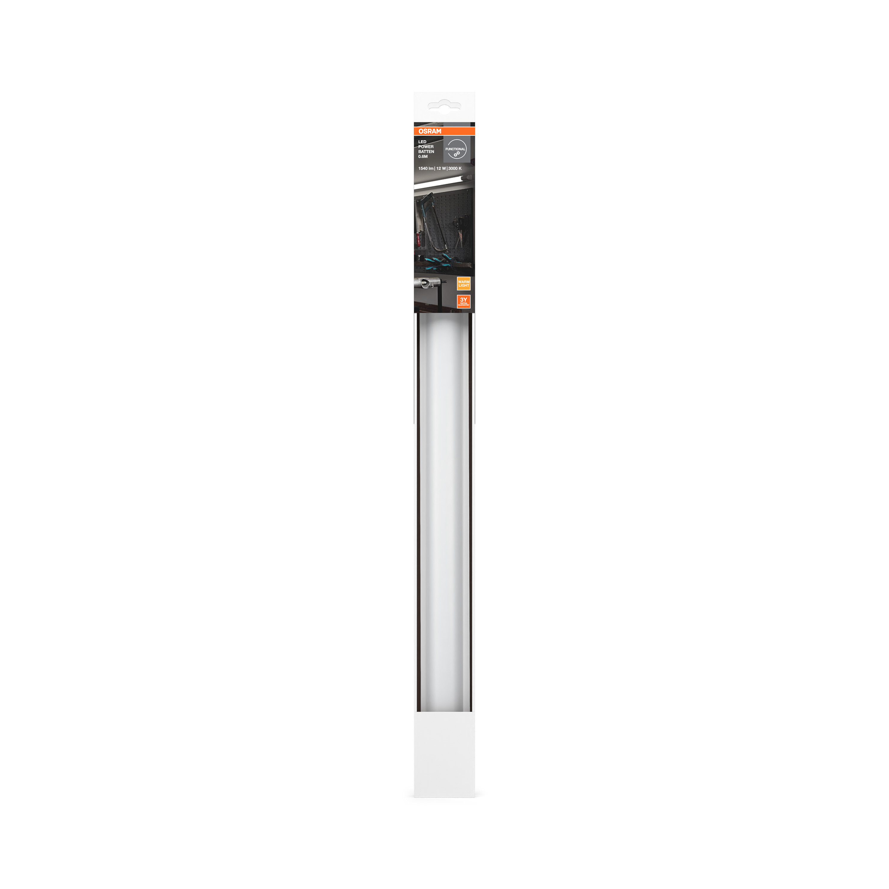 Osram Lichtleiste "LED Power Batten", 600 mm, 12W, 3000K