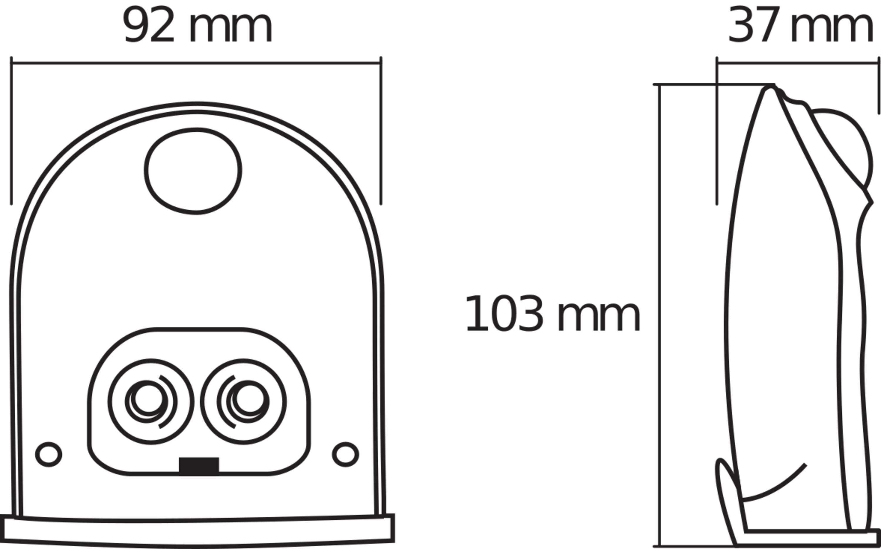 Ledvance LED batteriebetriebene Außenwandleuchte mit Sensor, IP54