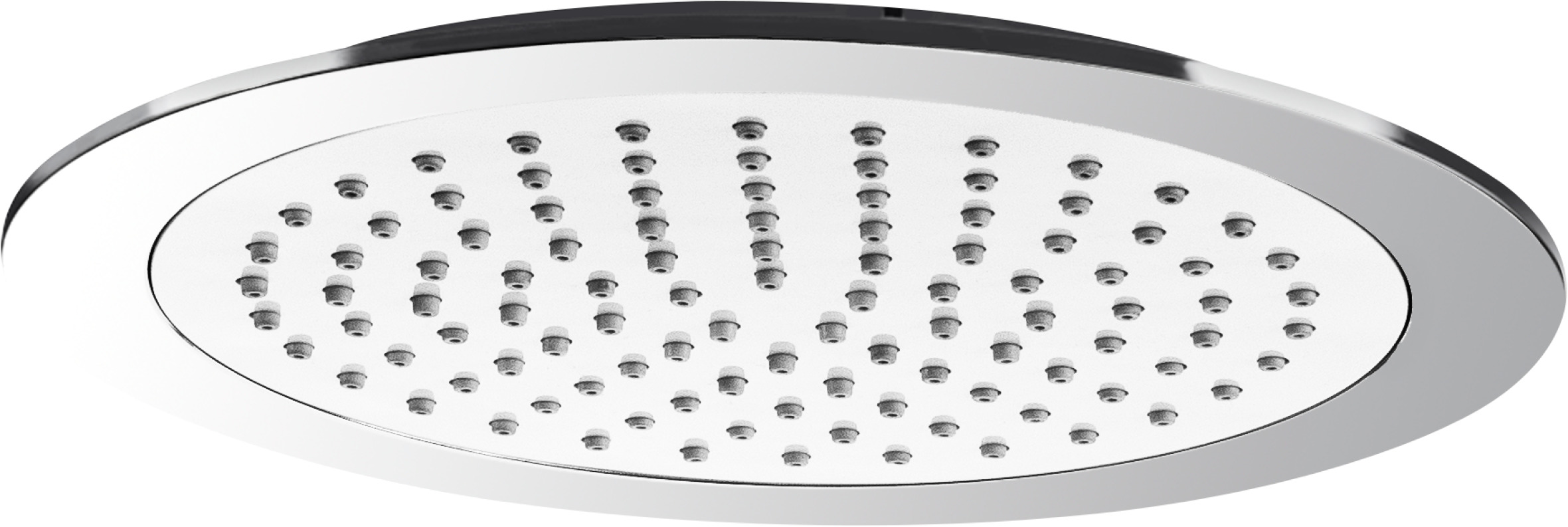   STYLE KOPFBRAUSE RUND WEISS/CHROM
