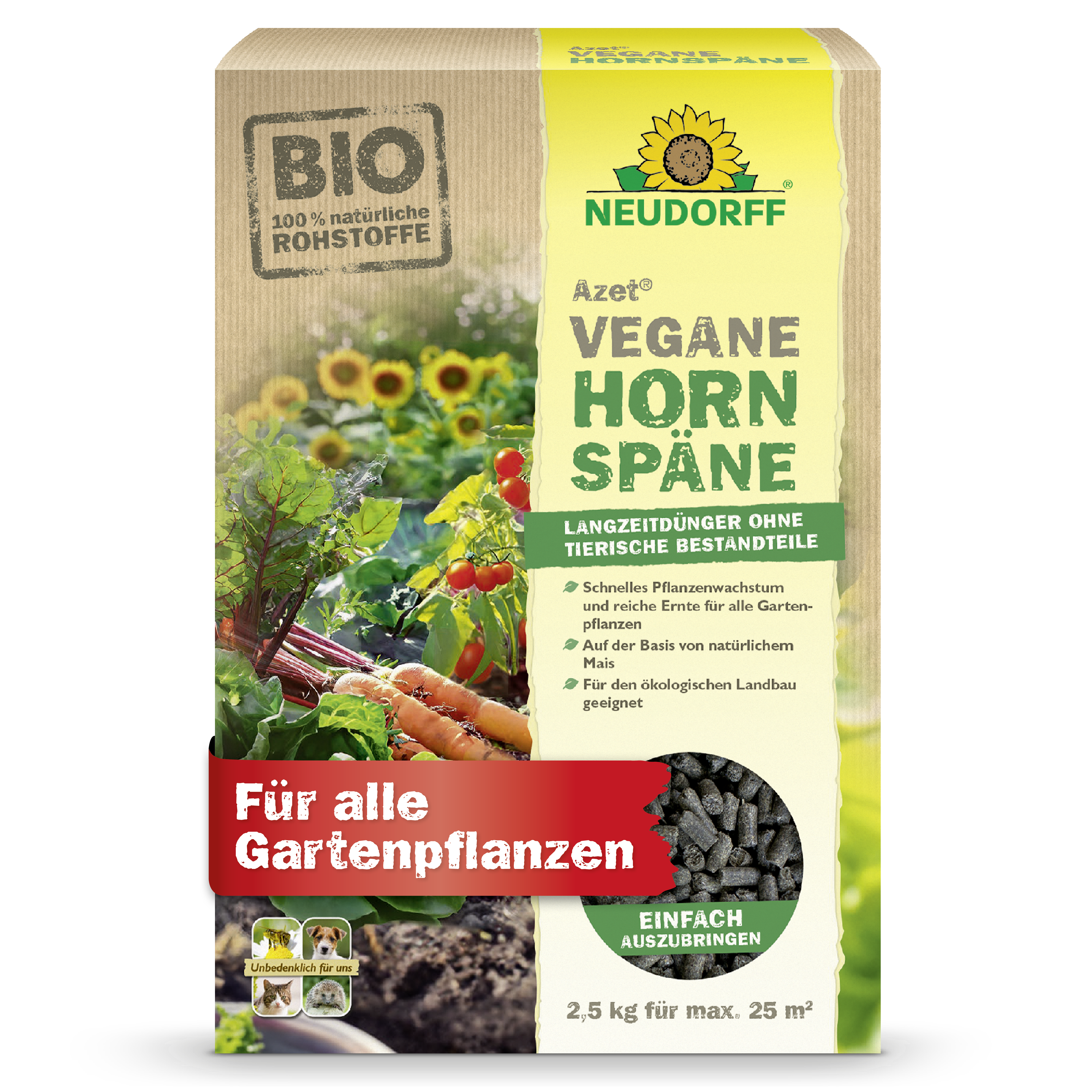 Neudorff Azet Vegane Hornspäne, 2,5 Kg