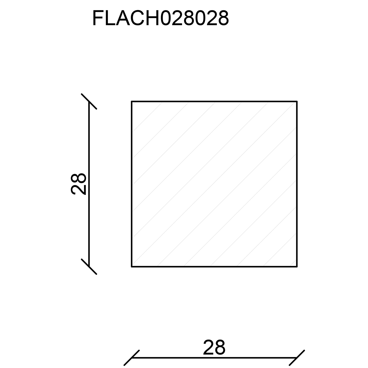 544021-Querschnitt Neuhofer Flachleiste, Fichte/Kiefer Weiß lackiert