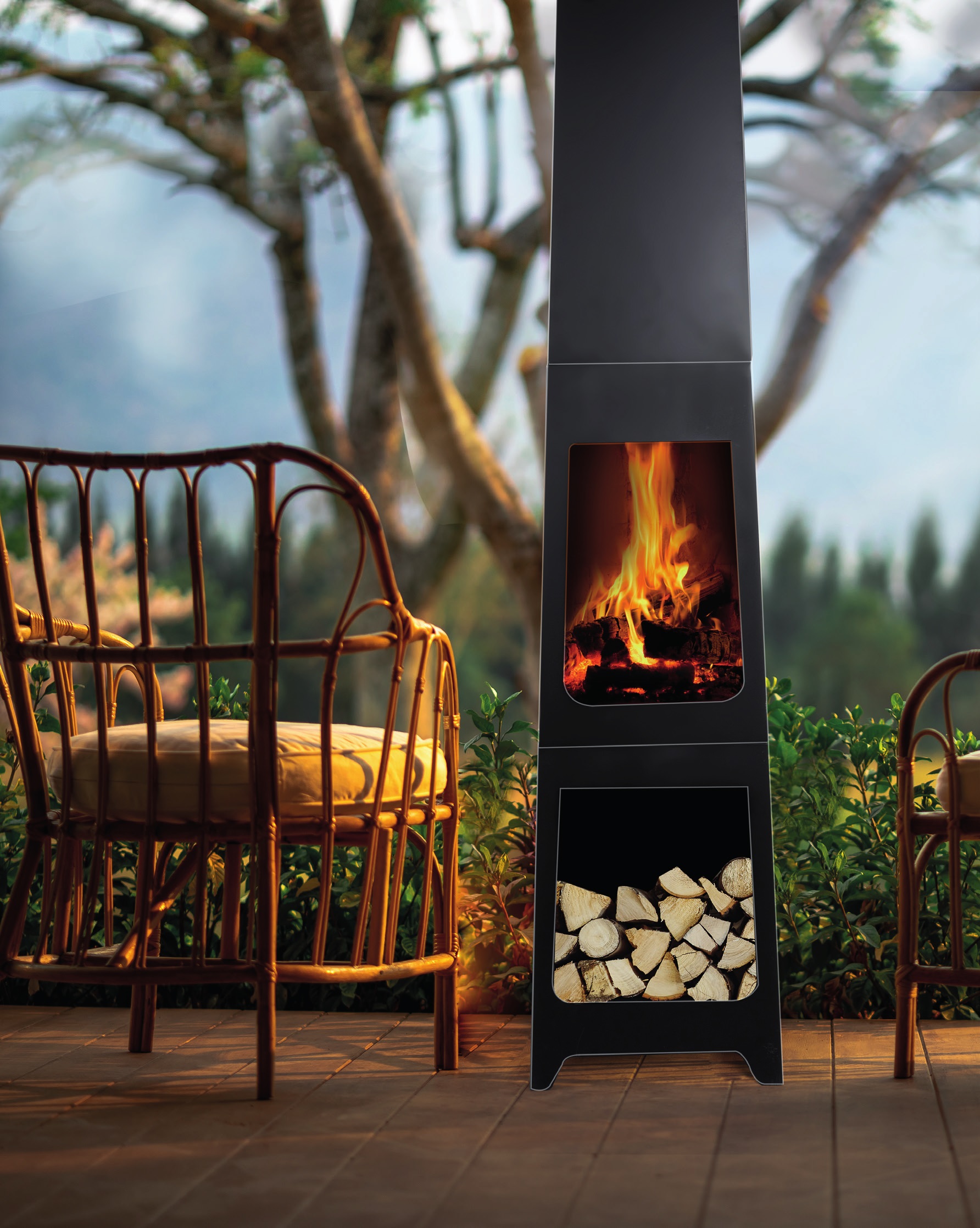 Westerholt Gartenkamin " Nizza " Westerholt Gartenkamin " Nizza "