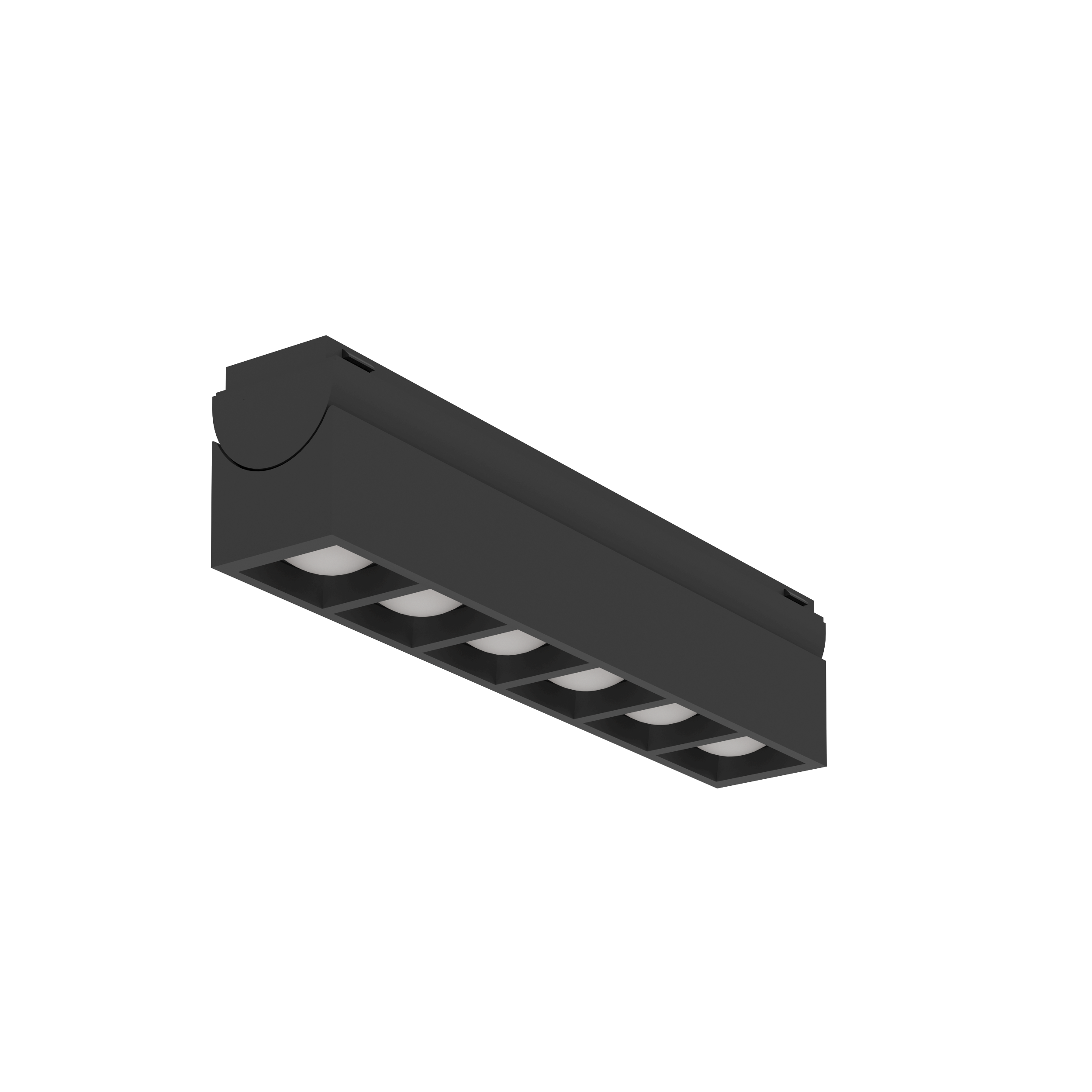 Eglo Systeme HV/NV TPLUS 6 Lens Spot, 6,6W, schwarz
