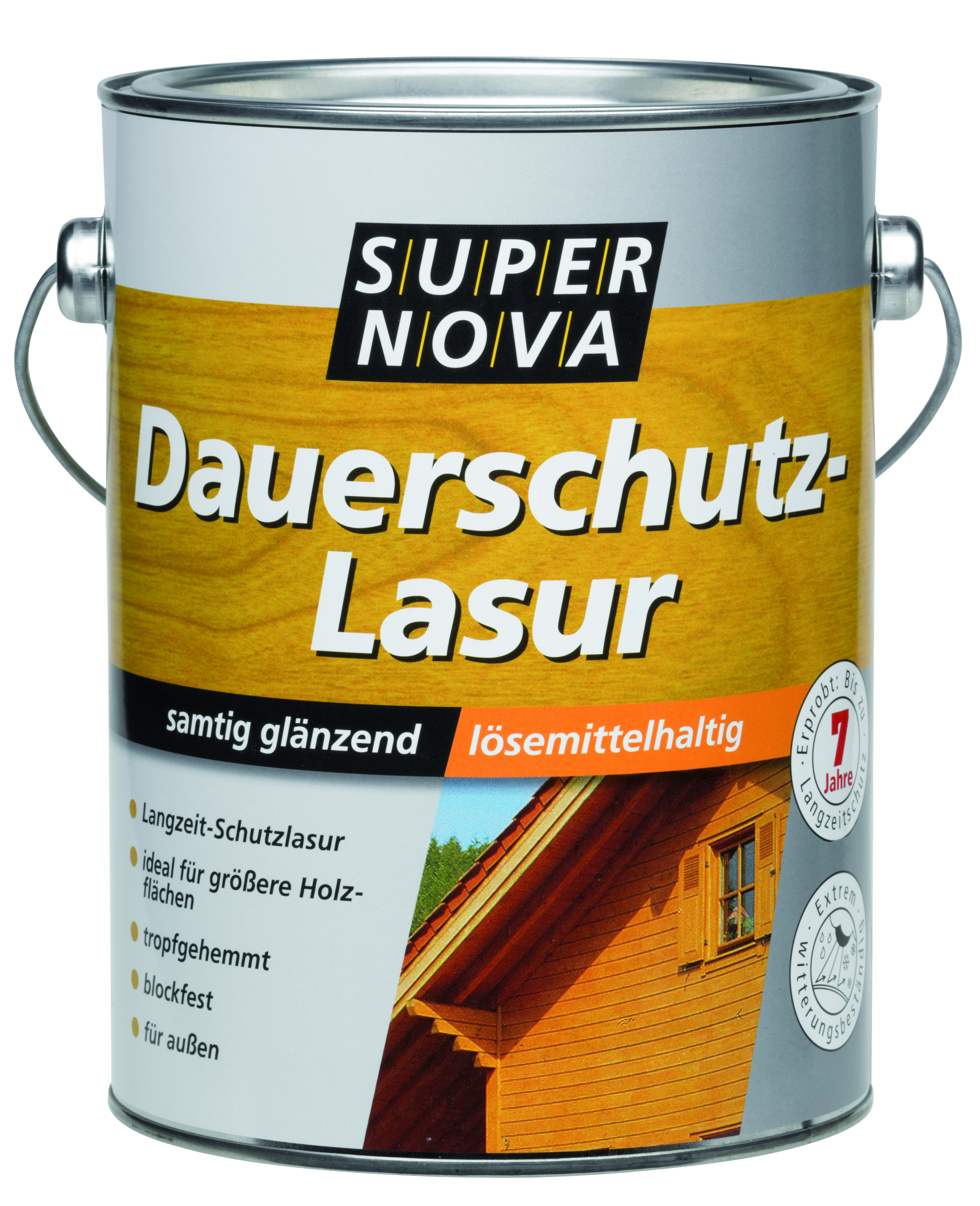 191941-Dauerschutzlasur_2-5l Super Nova Dauerschutzlasur, Palisander, 2,5 L