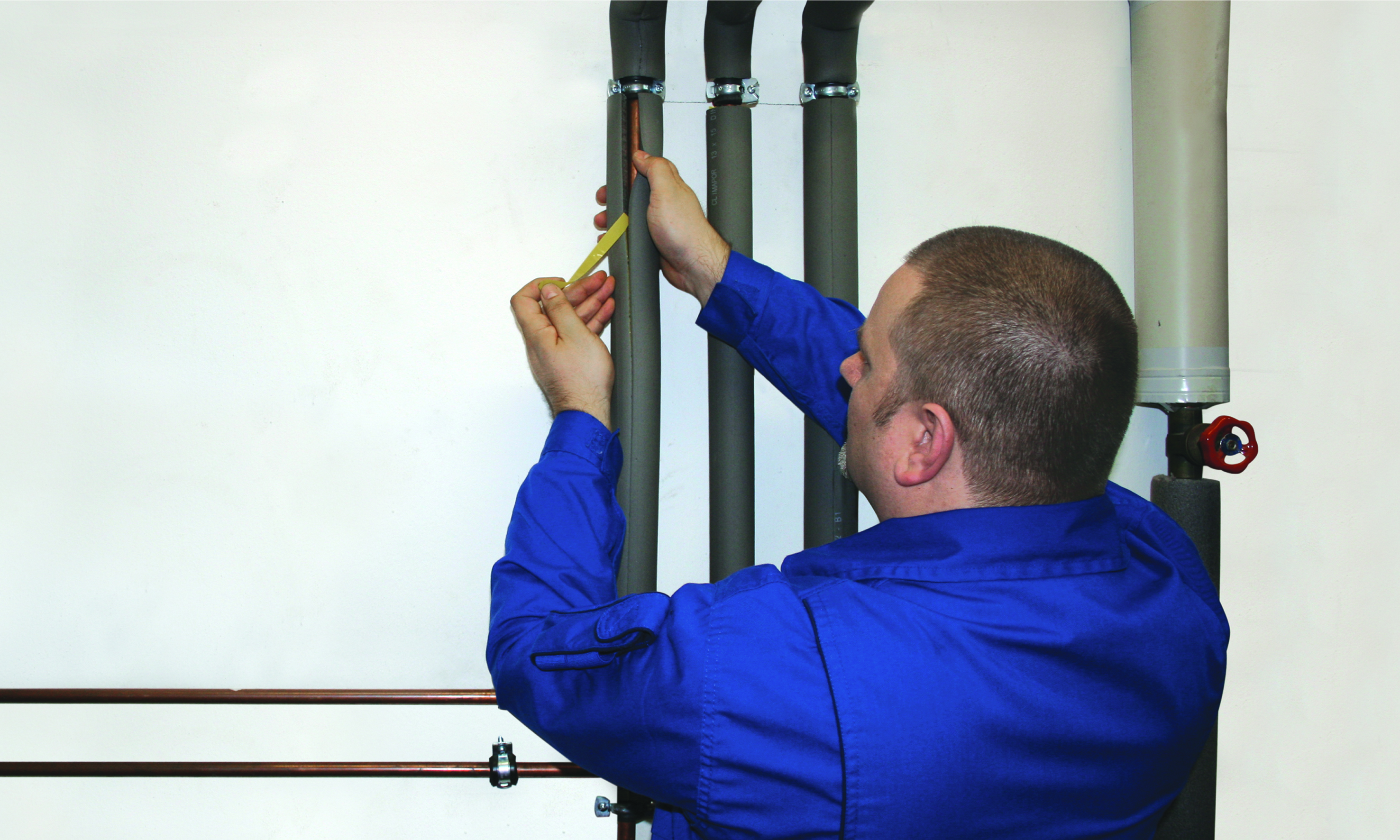 Climapor Rohrisolierung PE 28/13 (3,4 Zoll), selbstklebend Climapor Rohrisolierung PE 28/13 (3,4 Zoll), selbstklebend