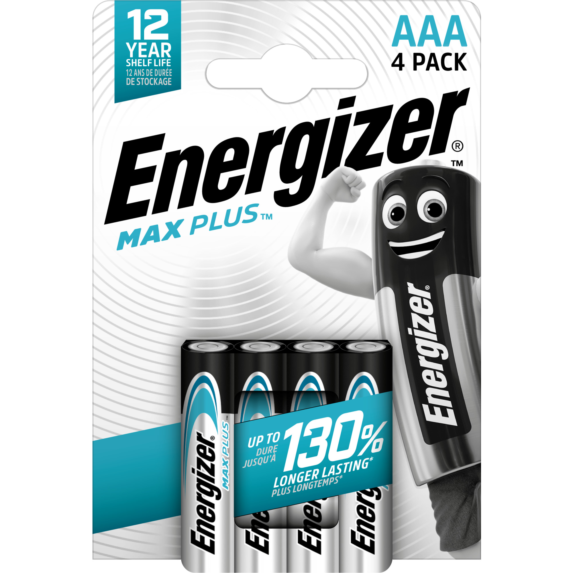 Energizer Max Plus  Micro (AAA), 4 Stück