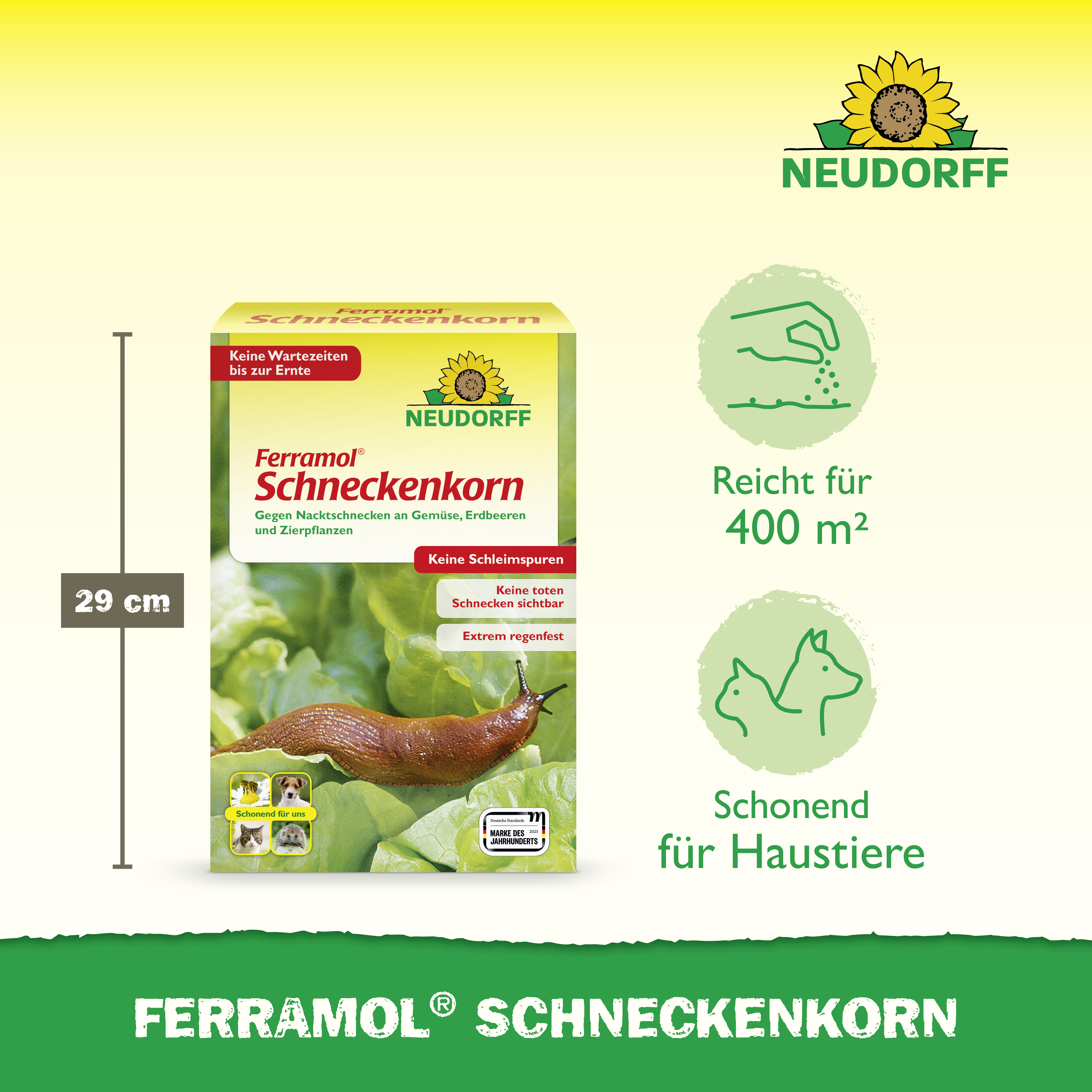 Neudorff Ferramol Schneckenkorn, 2 kg
