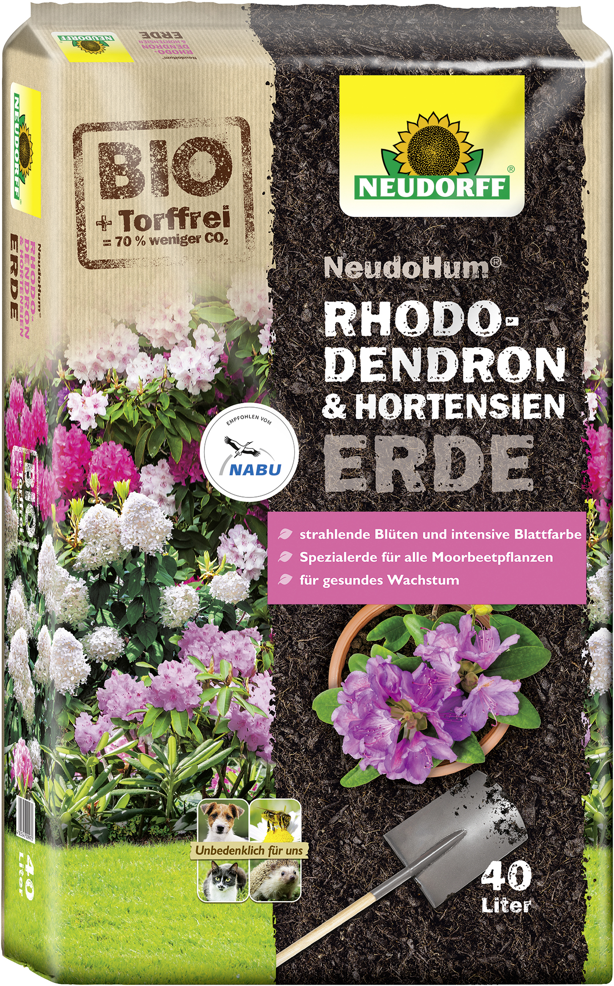 NeudoHum Rhododendron- und Hortensienerde 40L