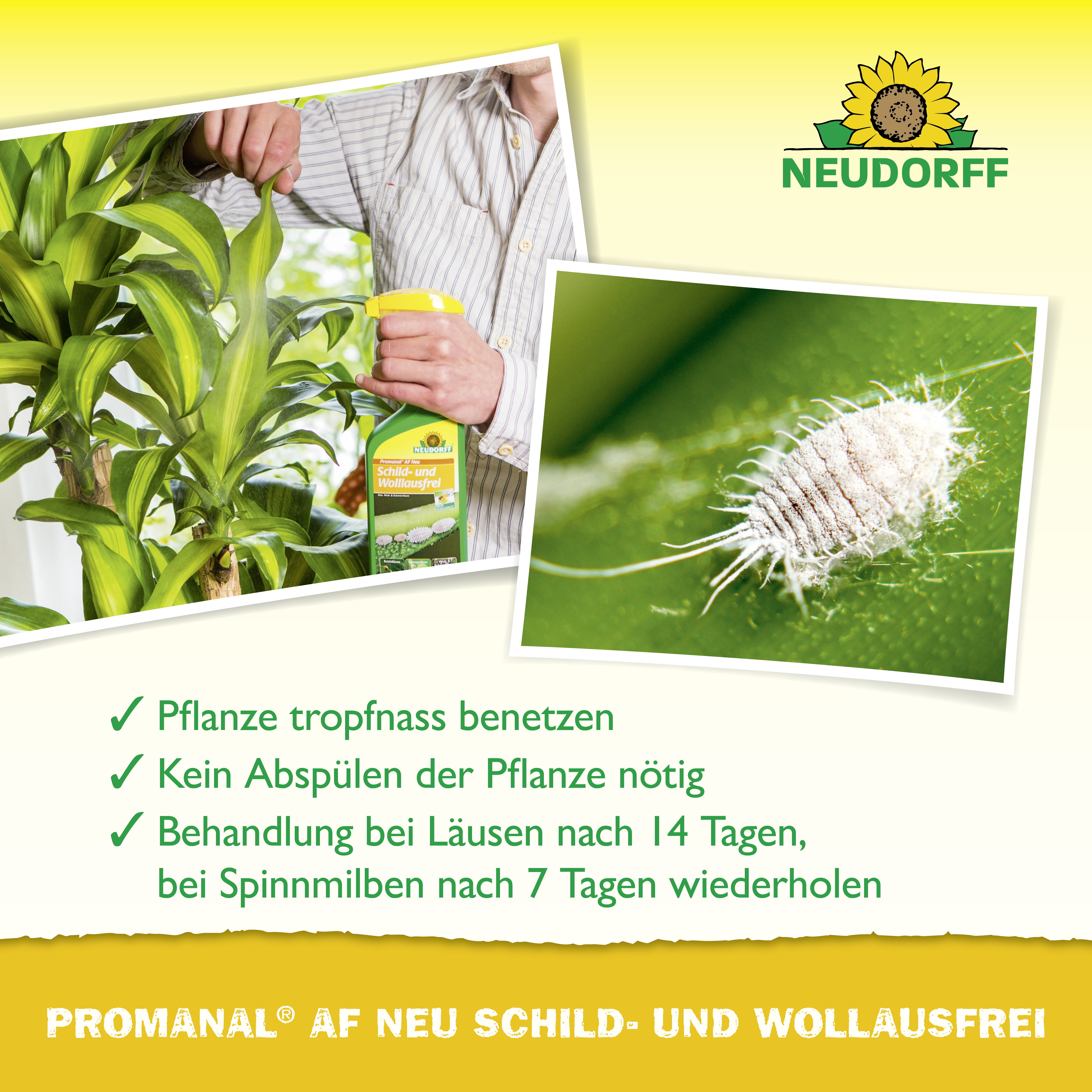 Neudorff Promanal AF Neu Schild- und Wolllausfrei, 500 ml