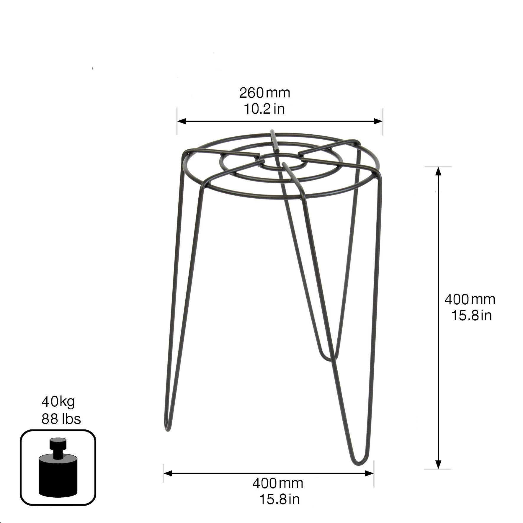 Wagner Pflanzenständer, Ø 260 mm