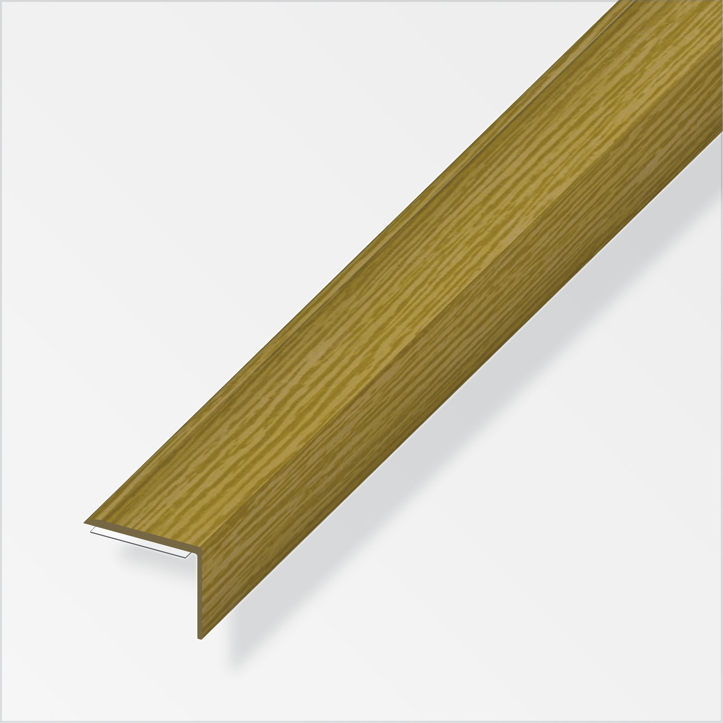 Alfer Winkel-Abschluss-Profil, 1 m, Hart-PVC, Eiche