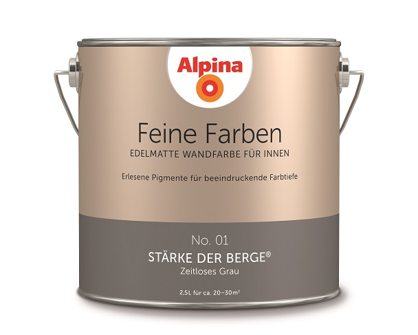 Alpina Feine Farbe No. 01, Stärke der Berge