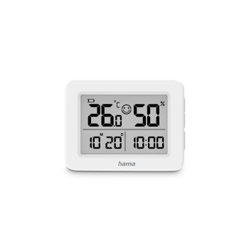 Hama Thermometer und Hygrometer "Lefkada", Weiß