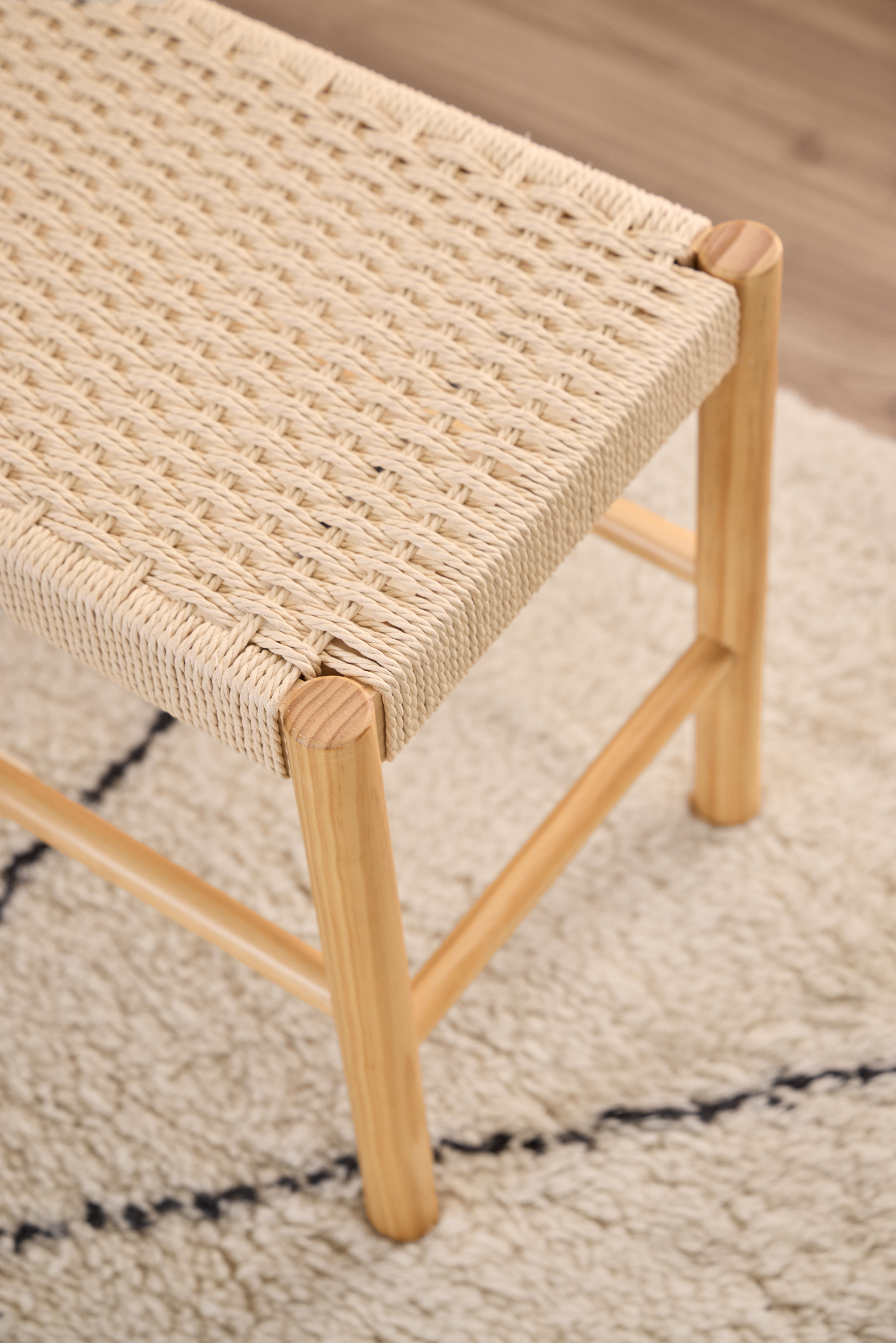 Actona Alvin Bank, off white, 80x35x45 cm