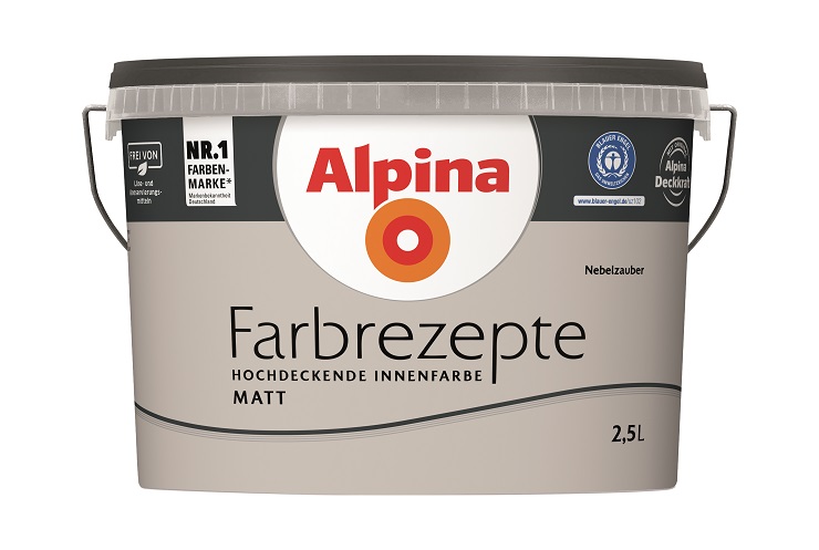 Alpina Farbrezepte Nebelzauber, 2,5L