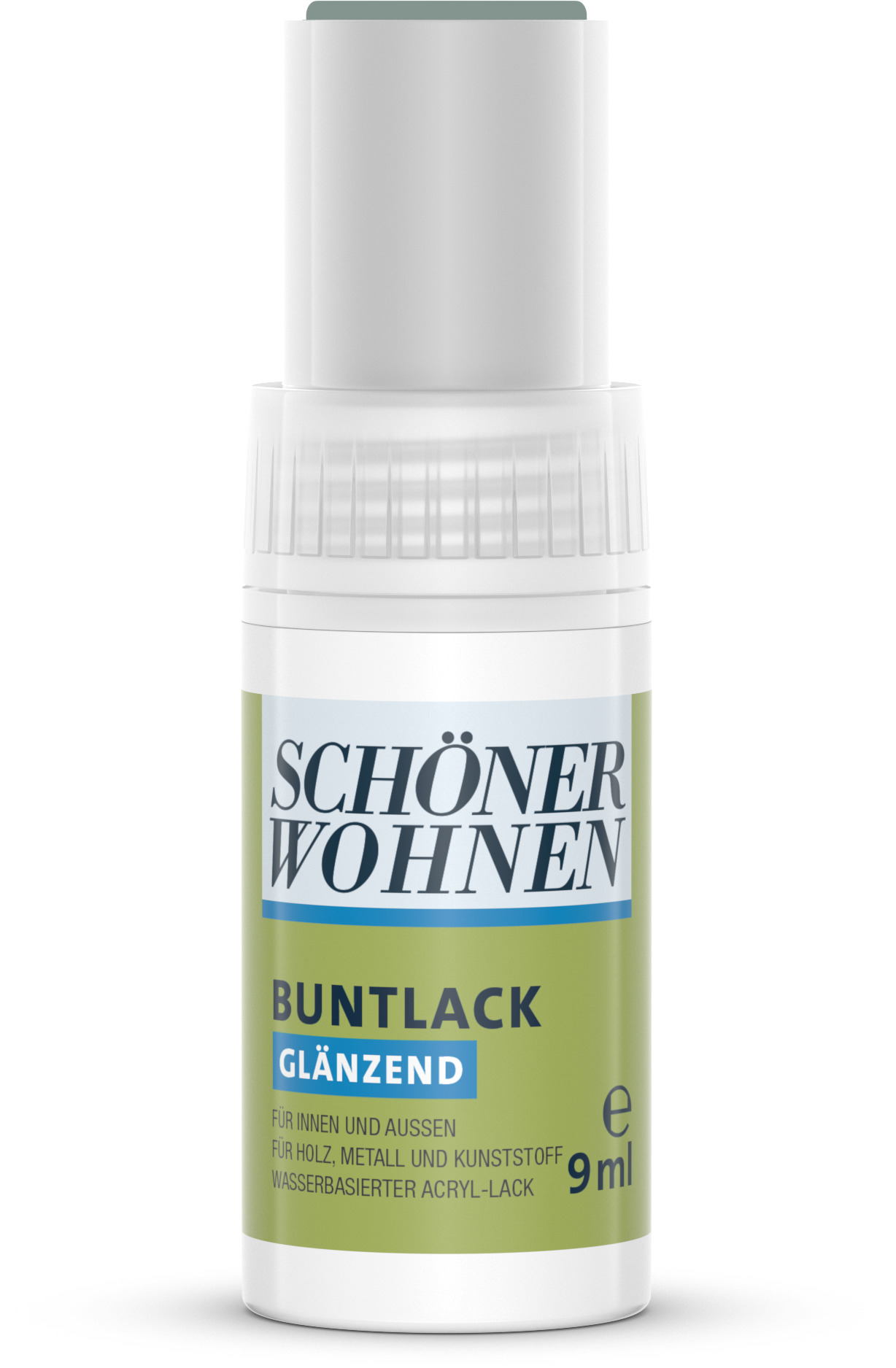 SW_2448-0009-7001 Schöner Wohnen Lackstift, glänzend, silbergrau