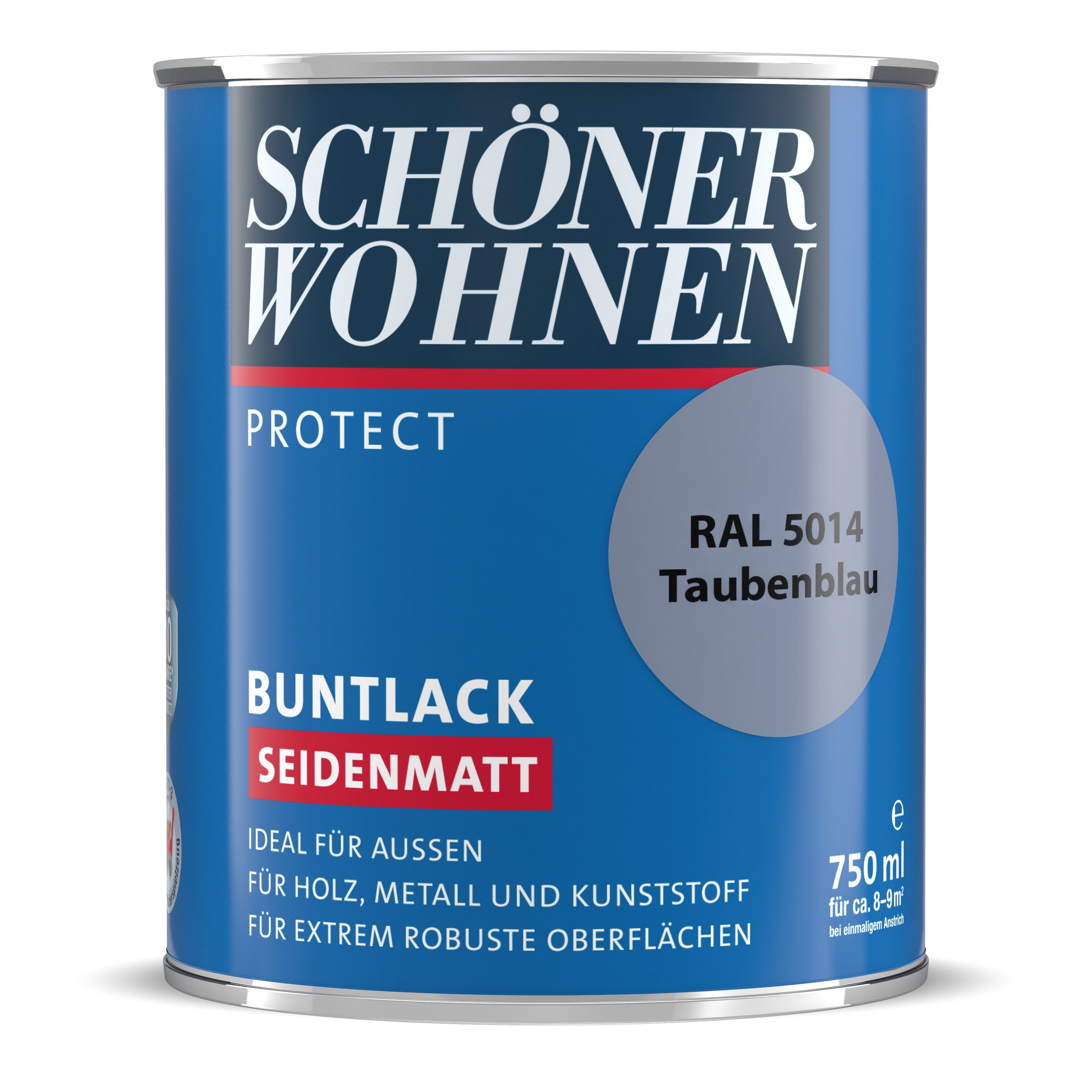 SW_2435-0750-5014 Schöner Wohnen Protect Buntlack, seidenmatt, taubenblau