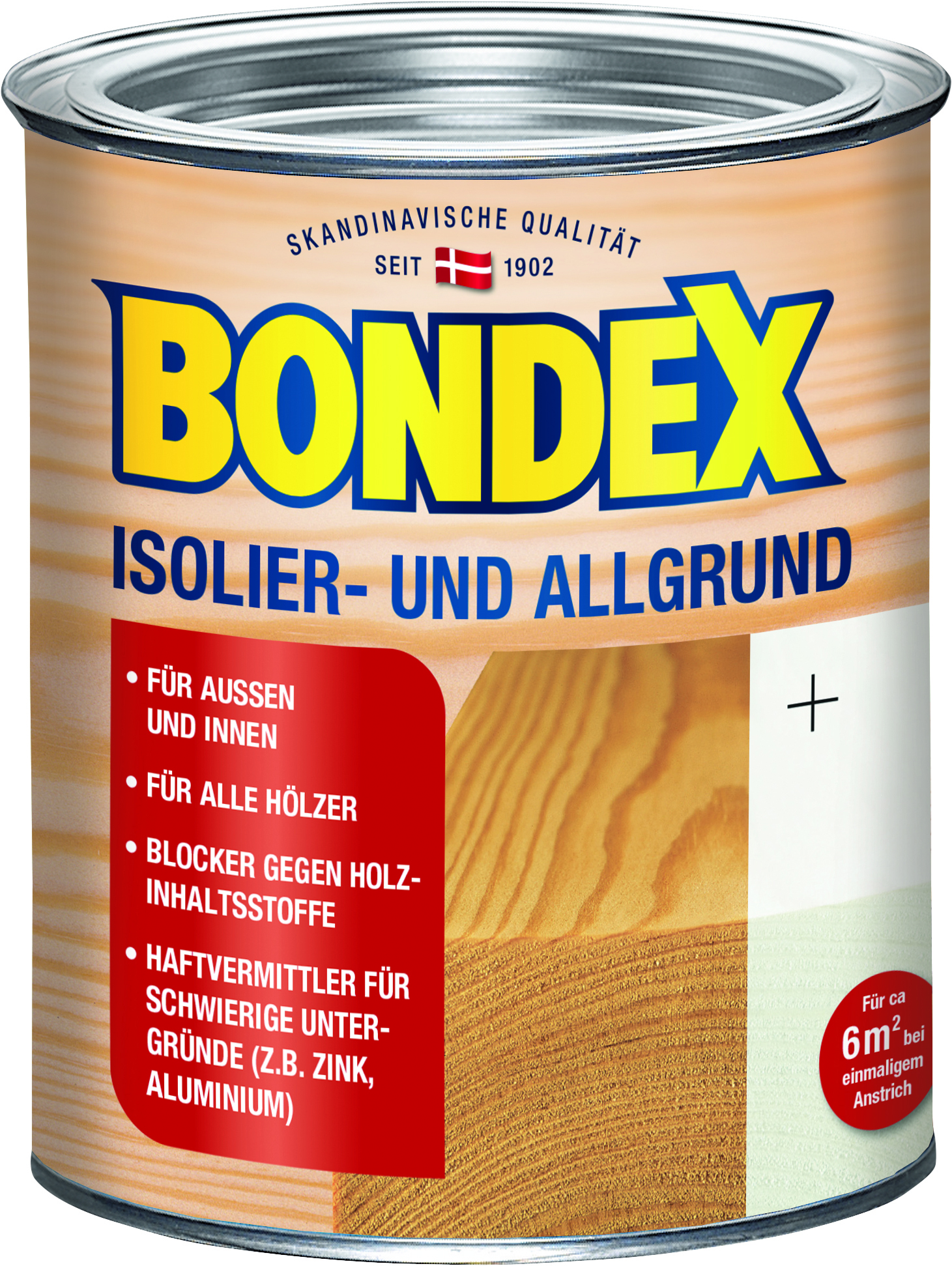 Bondex Isolier- & Allgrund Weiß, 750ml