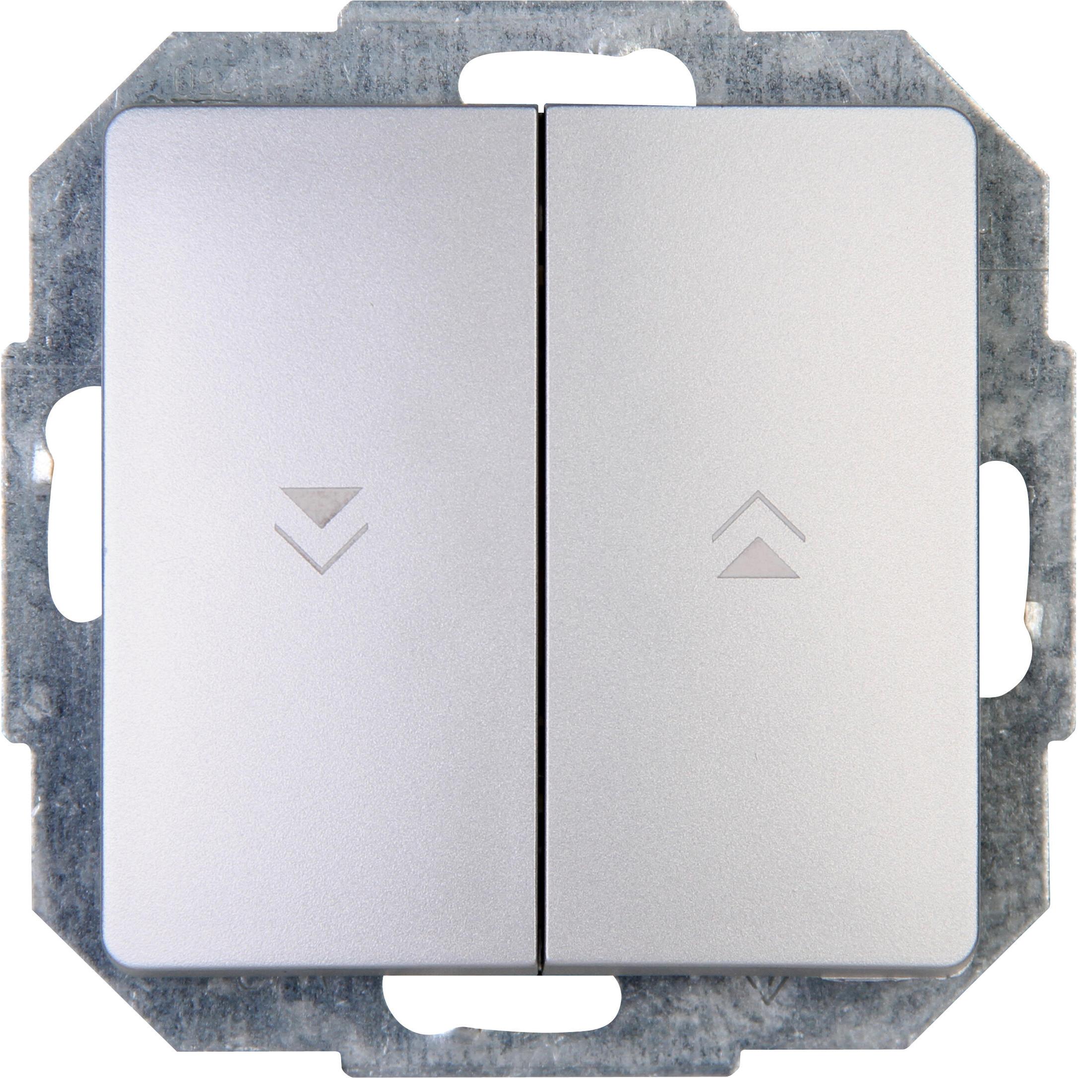 Kopp PARIS Jalousieschalter, silber Kopp PARIS Jalousieschalter, silber