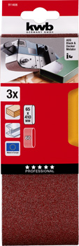 Kwb Schleifband, 65 x 410 mm, Korn 60
